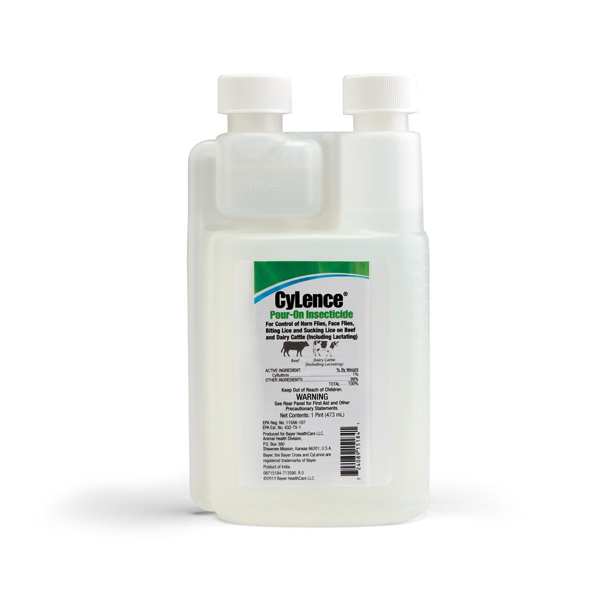 Cylence R Pour-On for Cattle | Flea & Tick Control Treatment | Long-Lasting Protection for Livestock | Ideal for Dairy Cows, Beef Cattle & Farm Animals