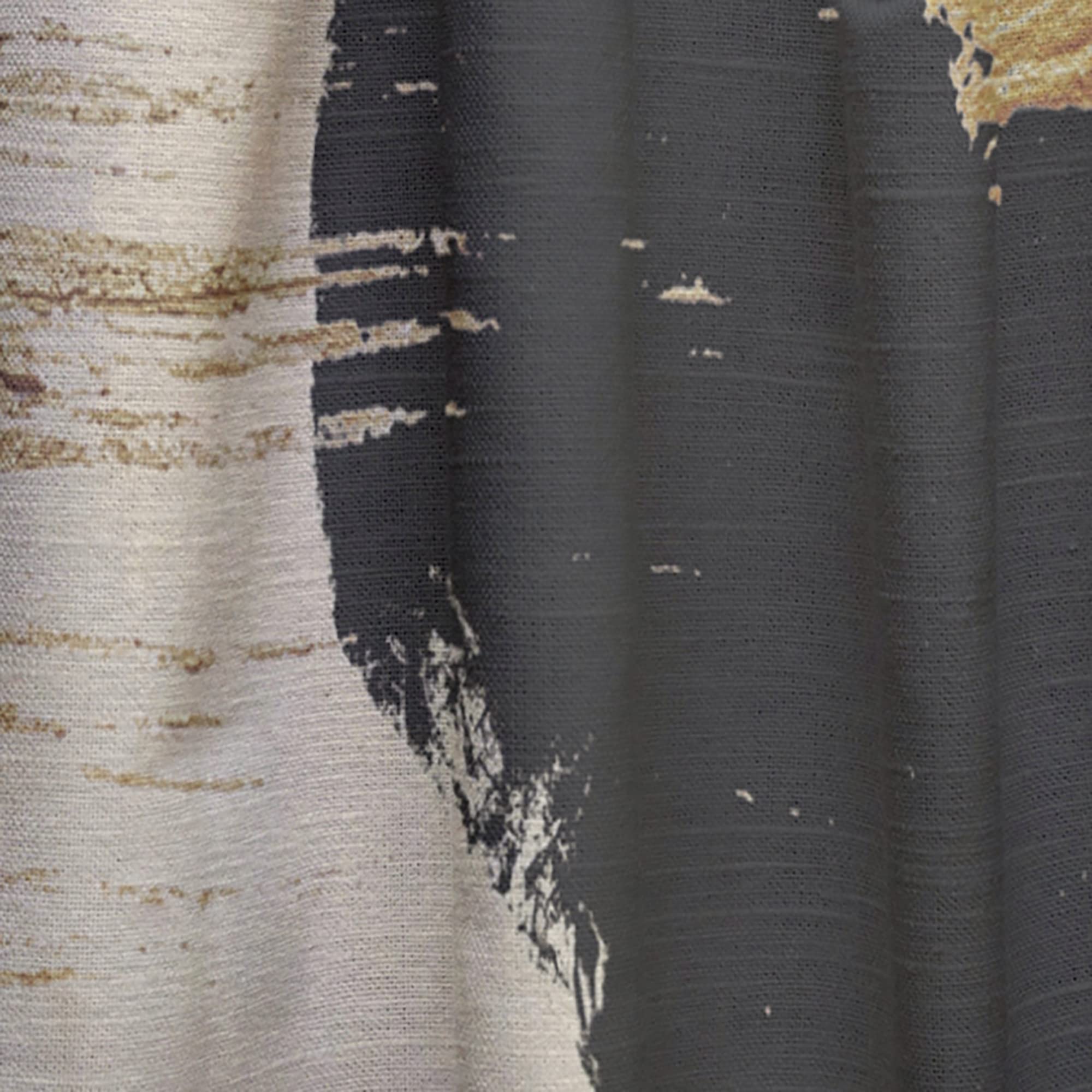 DesignQ 'Glam Collage II' Thermal Insulated Curtain Panel - 52x63 Inches - Blackout Drapes for Bedroom & Living Room - Elegant Window Treatment for Home Decor
