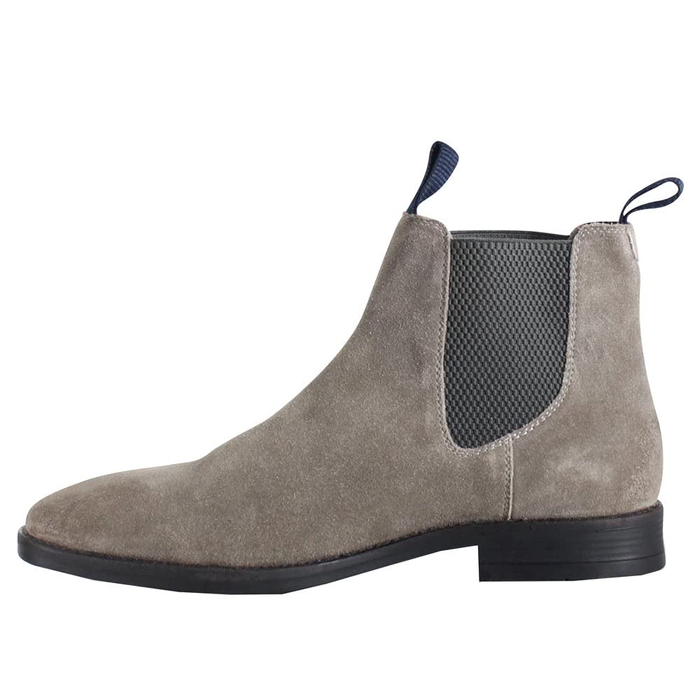 **Men's Testosterone Chelsea Boots - Lock Hart Ankle Boots in Grey | Stylish & Comfortable for Casual Wear, Work & Outdoor Activities**