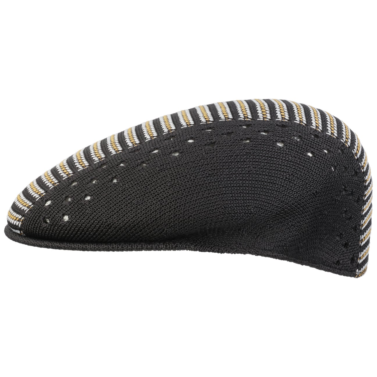 Kangol Preppy Vent 504 Flat Cap - Classic Cotton Baseball Hat for Men & Women - Perfect for Casual Wear, Outdoor Activities & Fashion Accessories
