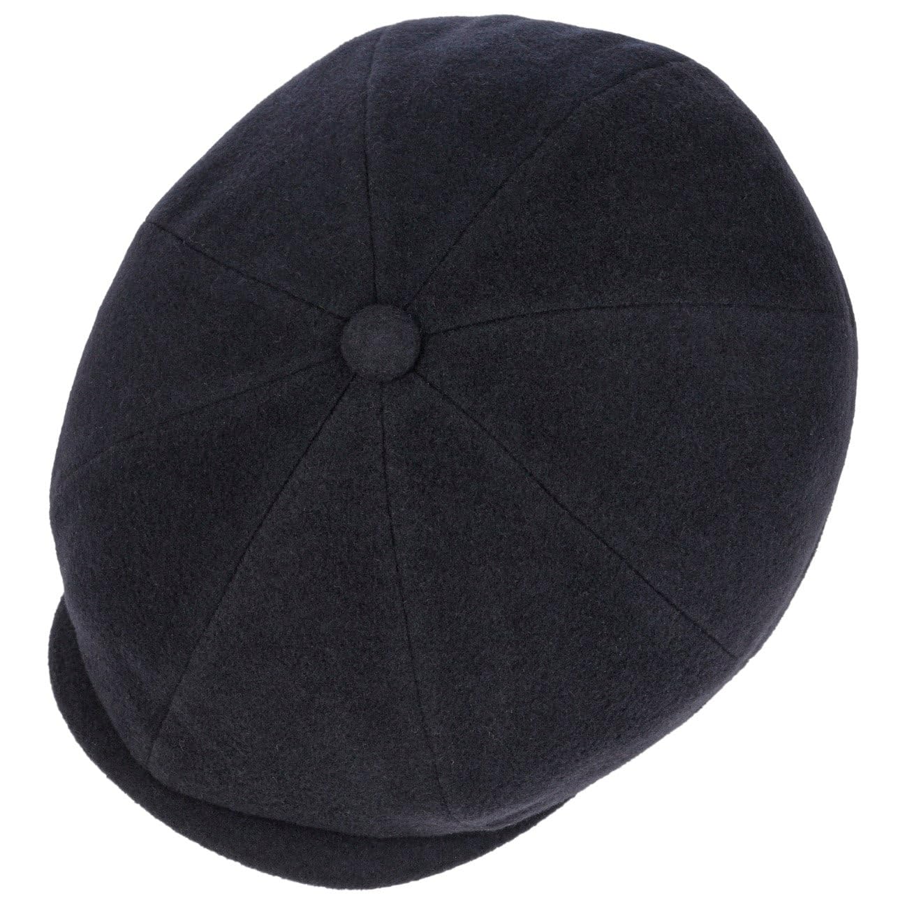 Stetson Hatteras Noir Fedora Hat for Women & Men - Classic Wool Felt Dress Hat for Outdoor, Travel, and Formal Occasions