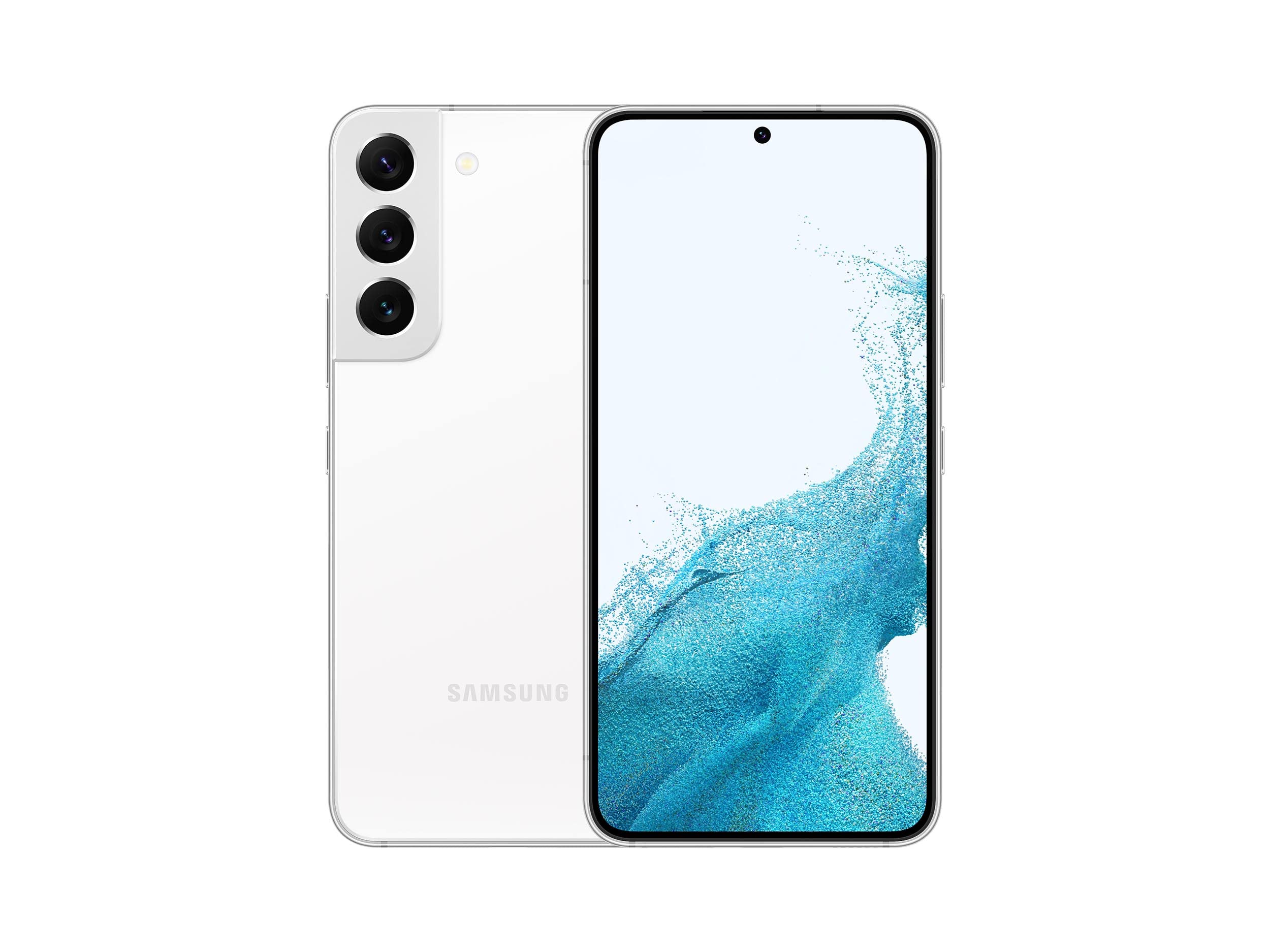 Samsung Galaxy S22 Unlocked Smartphone 128GB - 8K Camera, 50MP Night Mode, Long Battery Life - US Version Phantom White - Perfect for Travel Photography & Business Professionals