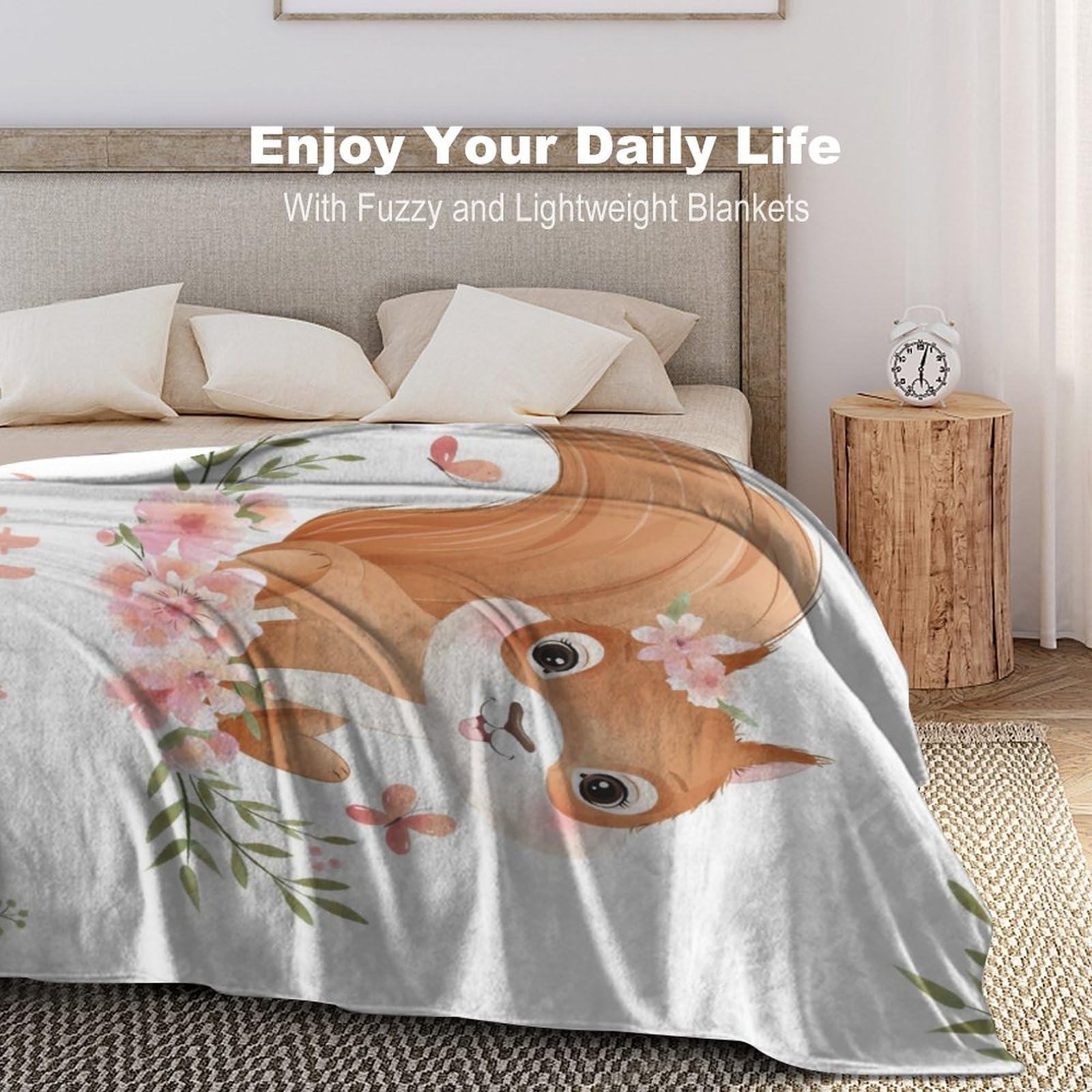 Personalized Baby Blanket with Name - Custom Fleece Swaddle Blanket for Girls & Toddlers (40