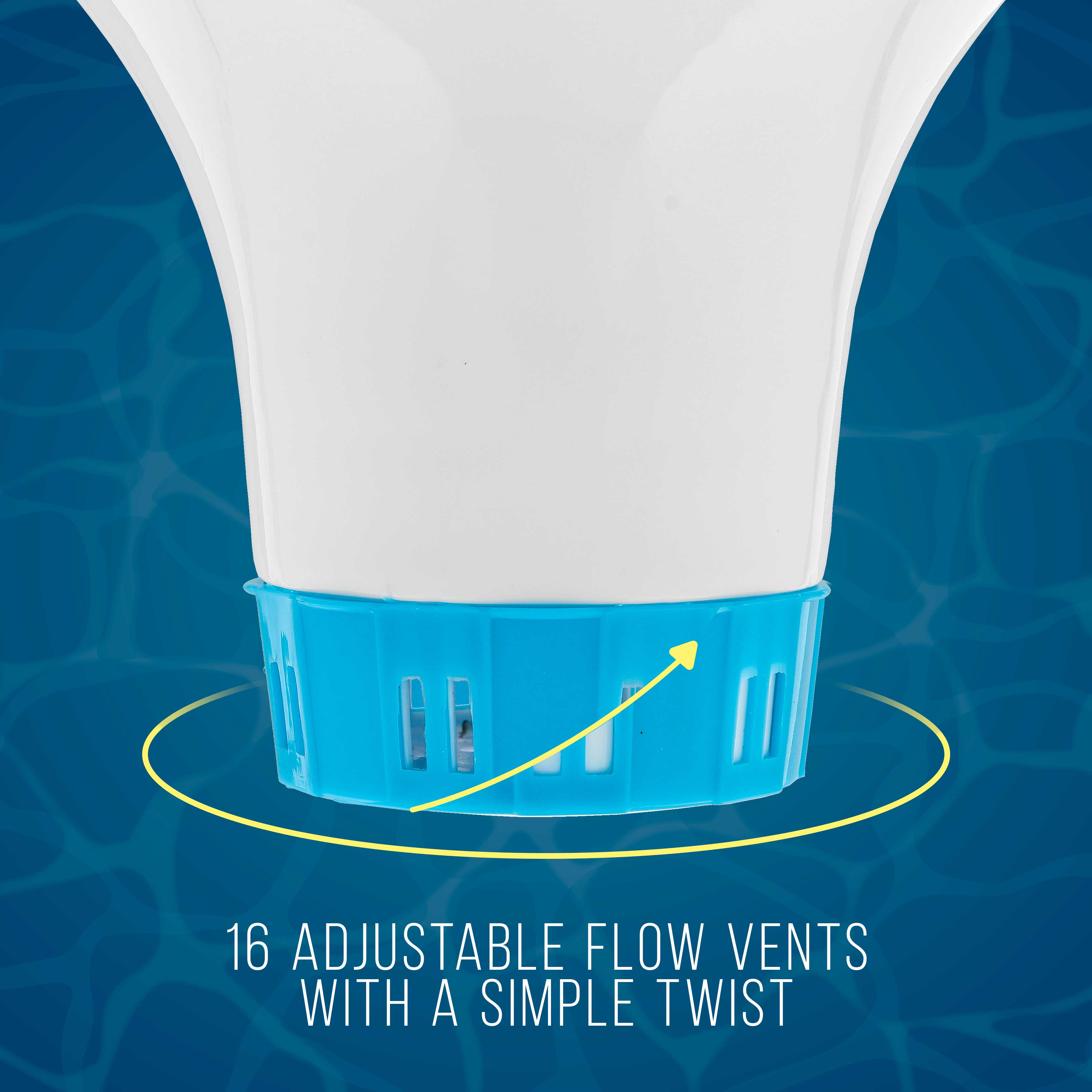 U.S. Pool Supply® Floating Chlorine & Bromine Dispenser for Spas, Hot Tubs & Small Pools - 4.5
