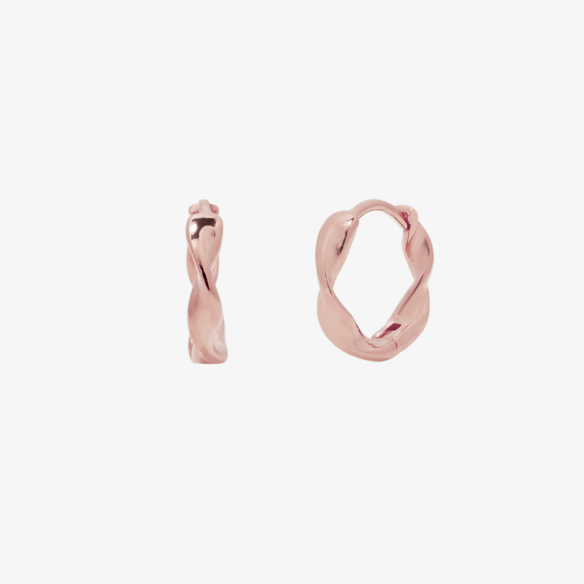 Twisted Huggie Hoop Earrings for Women - Gold & Silver Minimalist Huggies - Perfect for Everyday Wear, Parties & Gifts