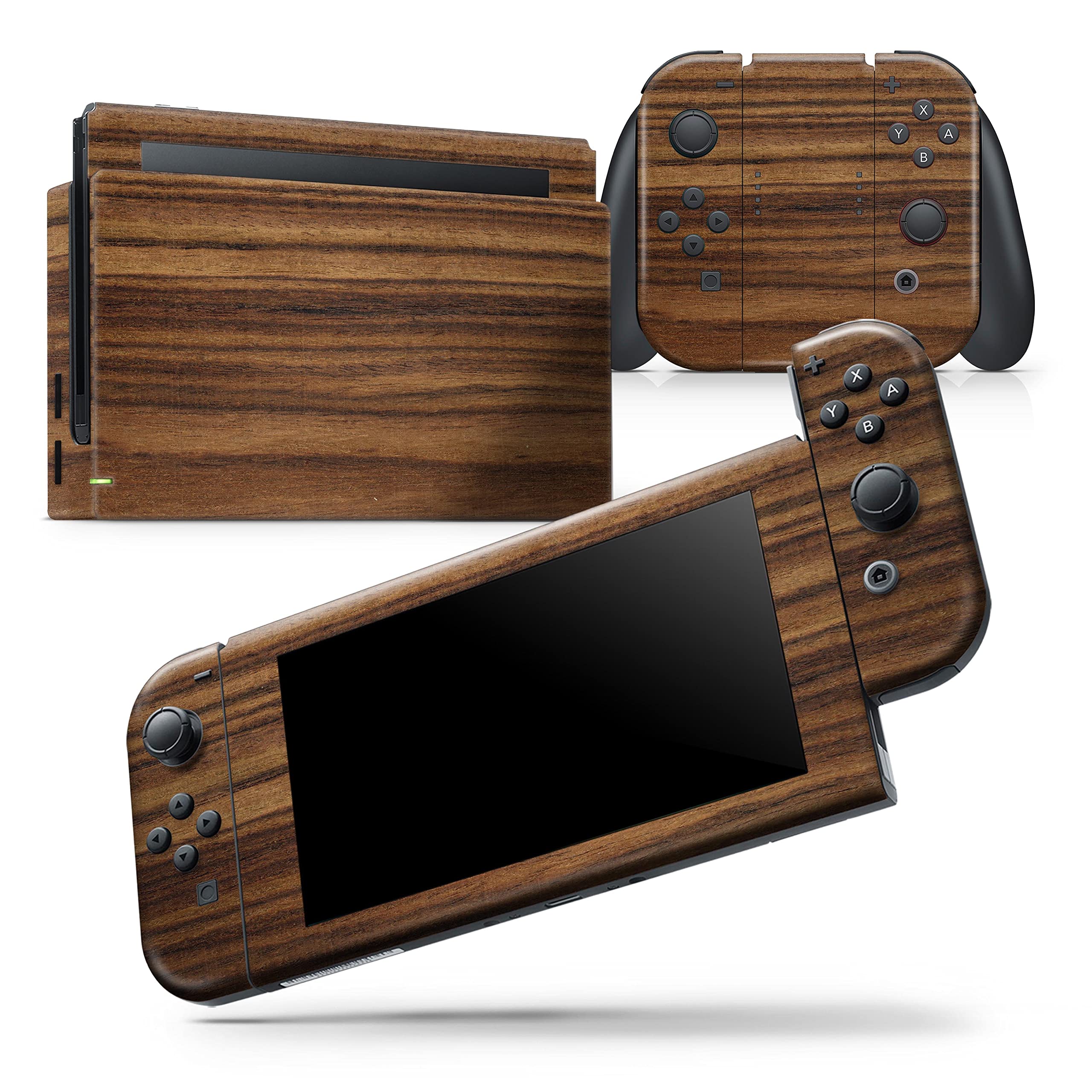 Nintendo Switch Pro Controller Skin - Scratch-Resistant Removable Vinyl Wrap Cover with Woodgrain Design - Compatible with Switch Pro Controller - Perfect for Gaming Protection and Customization