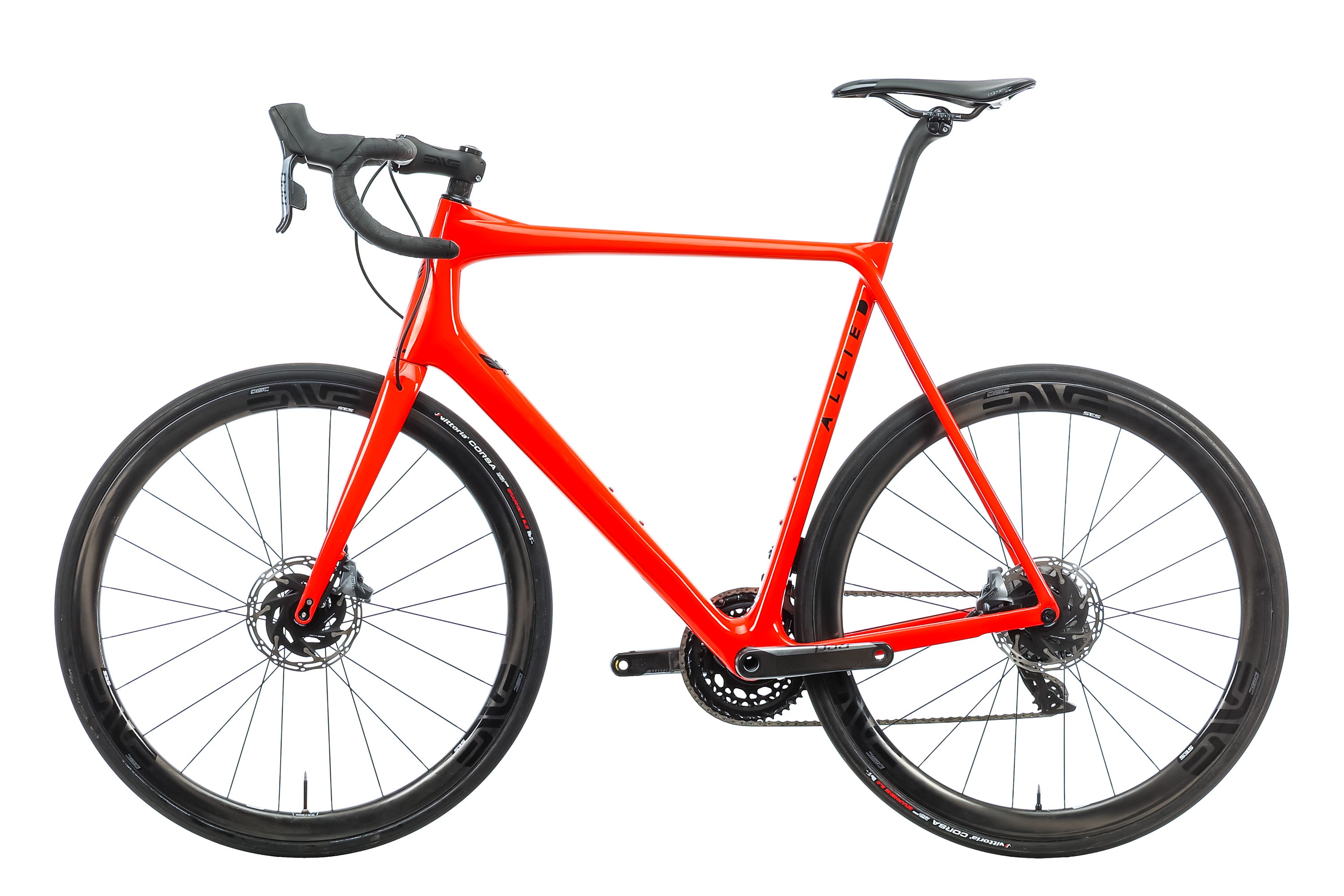 2020 Allied Alfa Disc Road Bike - 61cm+ Size | High-Performance Carbon Frame for Racing & Endurance | Perfect for Competitive Cyclists & Long-Distance Rides