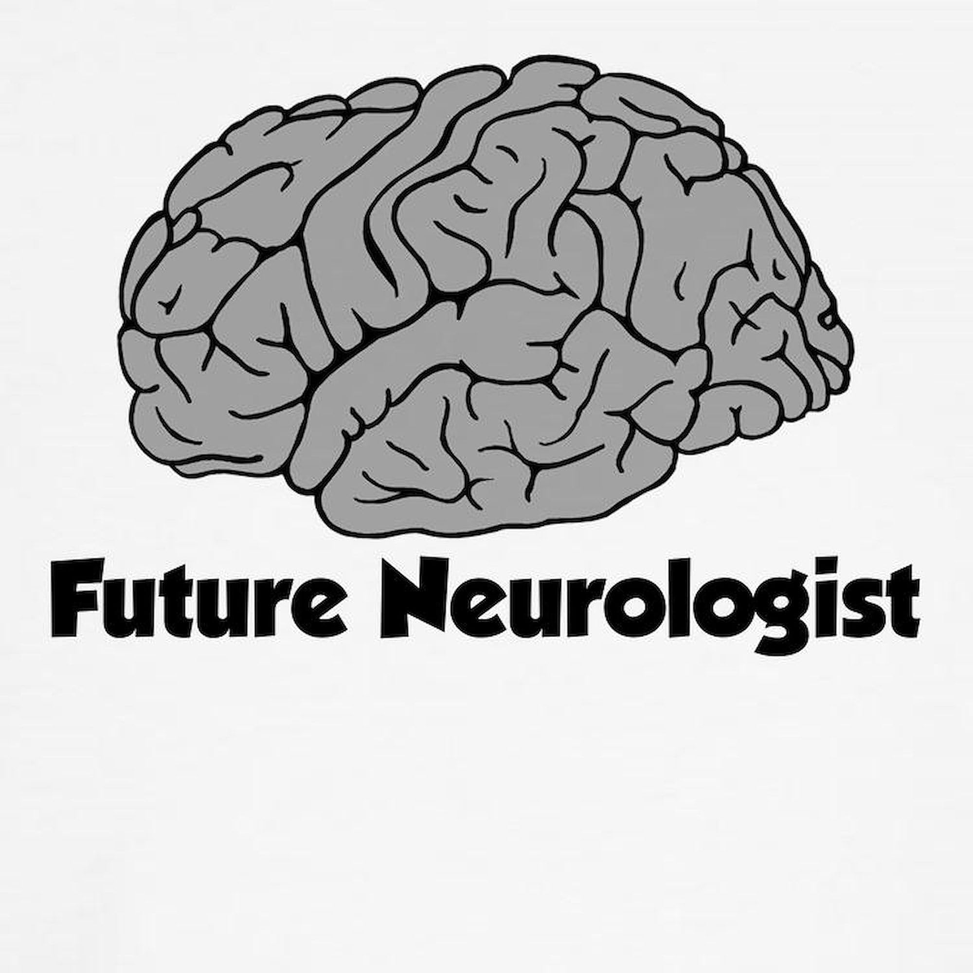 Future Neurologist Baseball Jersey for Men - Soft Cotton 3/4 Raglan Sleeve Shirt - Perfect for Medical Students, Doctors & Neurology Enthusiasts - Great for Work, Study or Casual Wear
