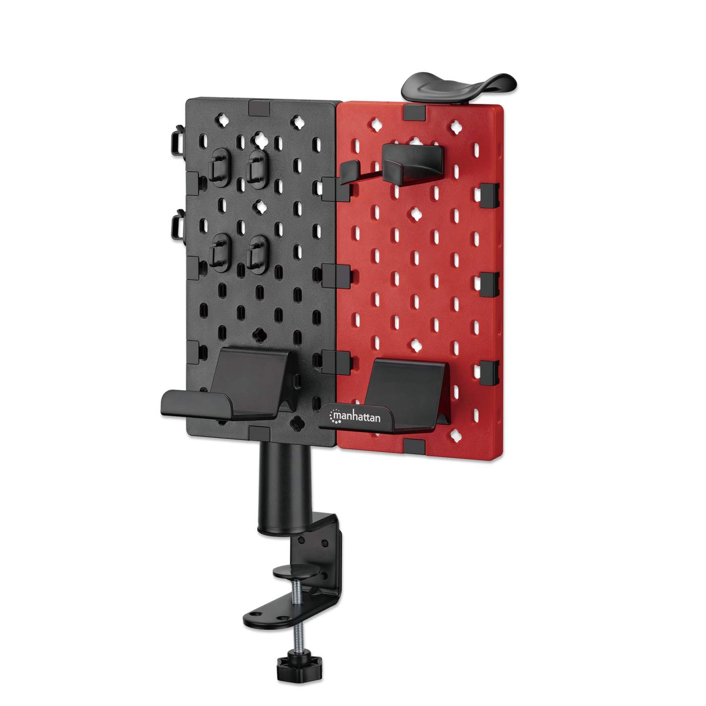 Pegboard Desktop Organizer and Accessory Holder - Wall Mounted Storage Solution for Office, Workshop & Home Organization - Perfect for Tools, Stationery & Craft Supplies