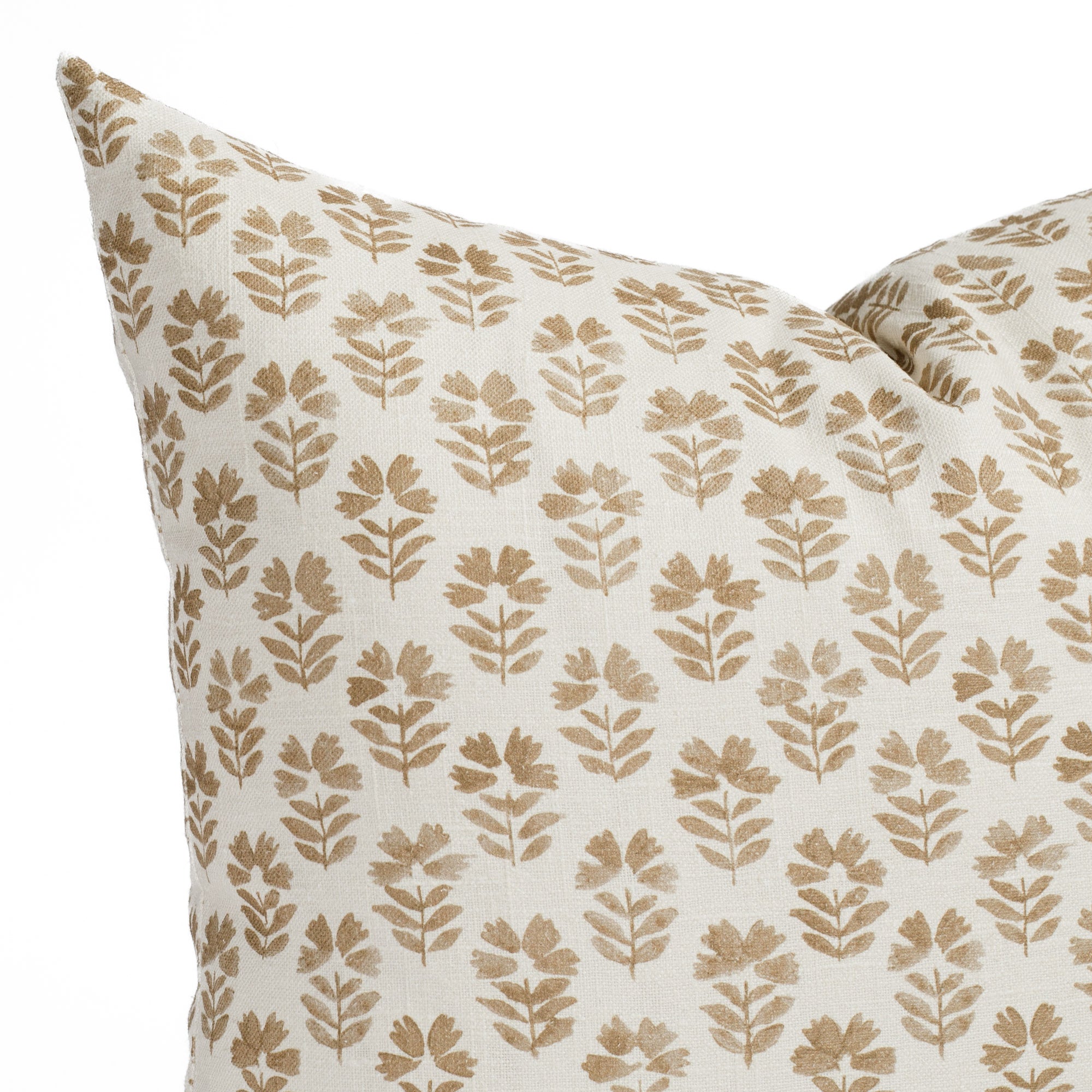 Carmel 20x20 Inch Decorative Throw Pillow Cover - Soft Linen Square Cushion Case in Umber Brown - Perfect for Sofa, Bedroom, and Living Room Decor