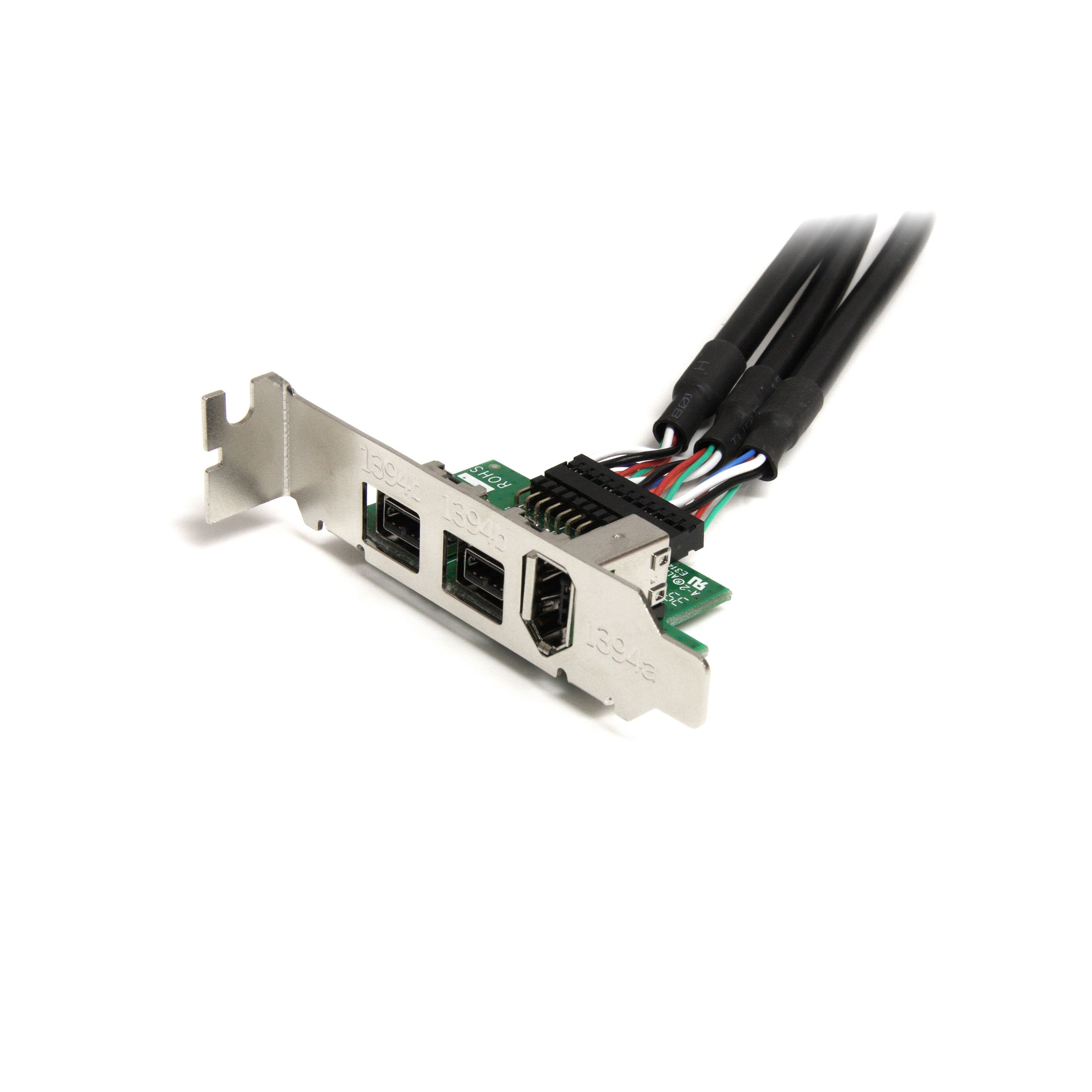 StarTech.com 3-Port FireWire 800 PCIe Mini Card Adapter (2x FireWire 800 + 1x FireWire) - TAA Compliant - MPEX1394B3 - Ideal for Digital Video Editing & High-Speed Data Transfer