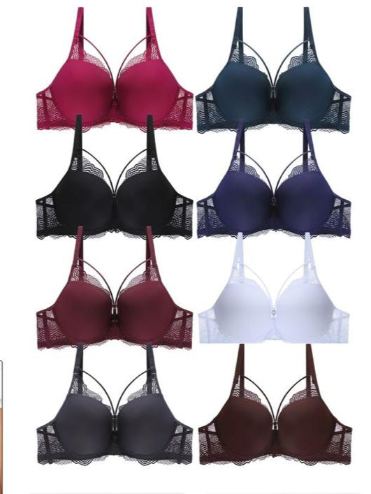 Lace Detail Thin Cup Bra - Comfortable & Sexy Underwire Bra for Women - Perfect for Everyday Wear, Date Nights & Special Occasions
