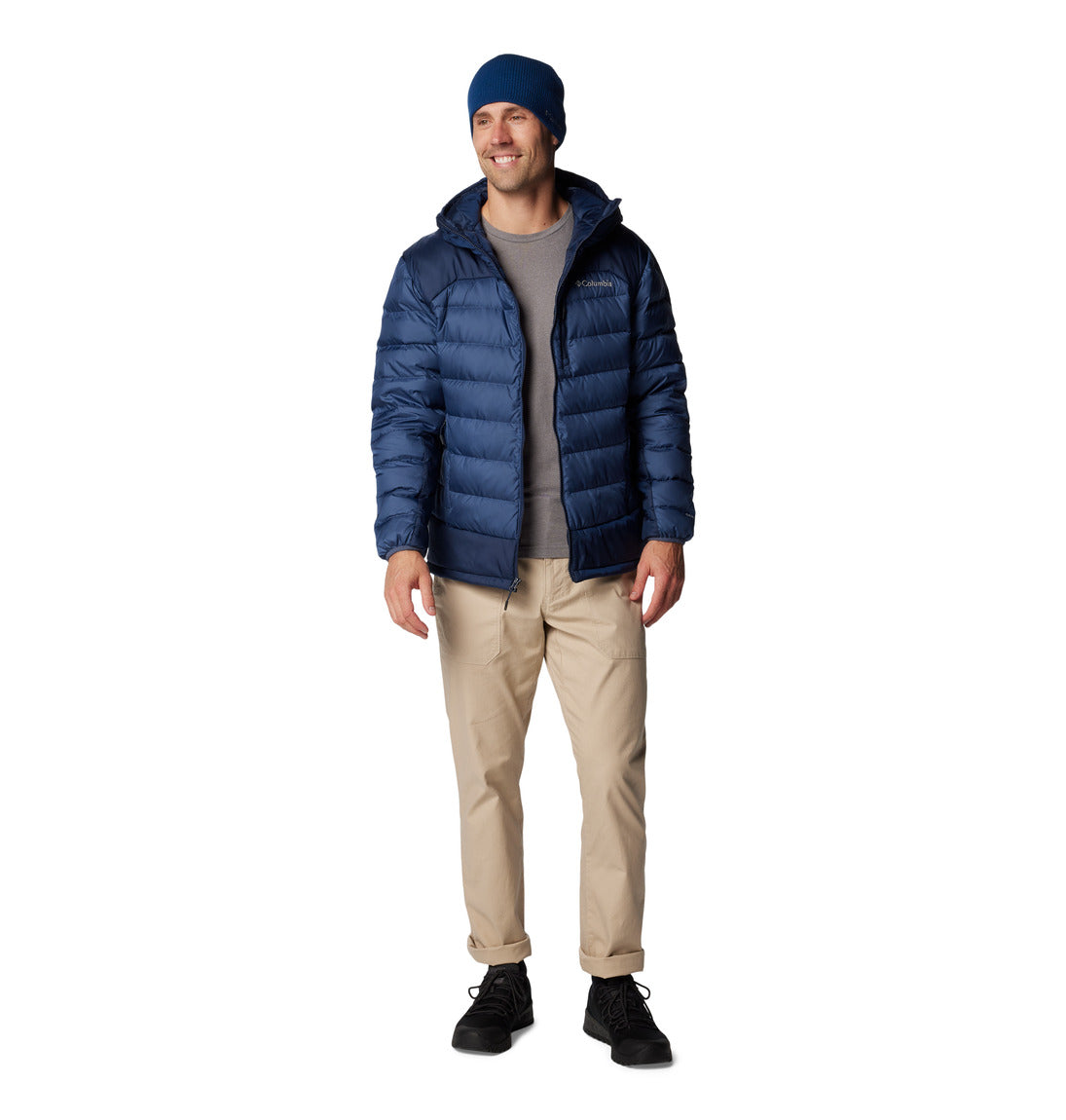 Columbia Men's Autumn Park™ II Down Hooded Jacket - Lightweight Insulated Winter Coat for Hiking, Camping & Outdoor Activities
