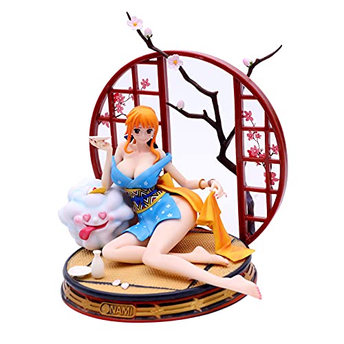 One Piece Nami Limited Edition 26cm Anime Action Figure - Handmade PVC Static Statue Collectible Doll for Anime Fans & Decor | Perfect for Display, Gifts, and Anime Collections