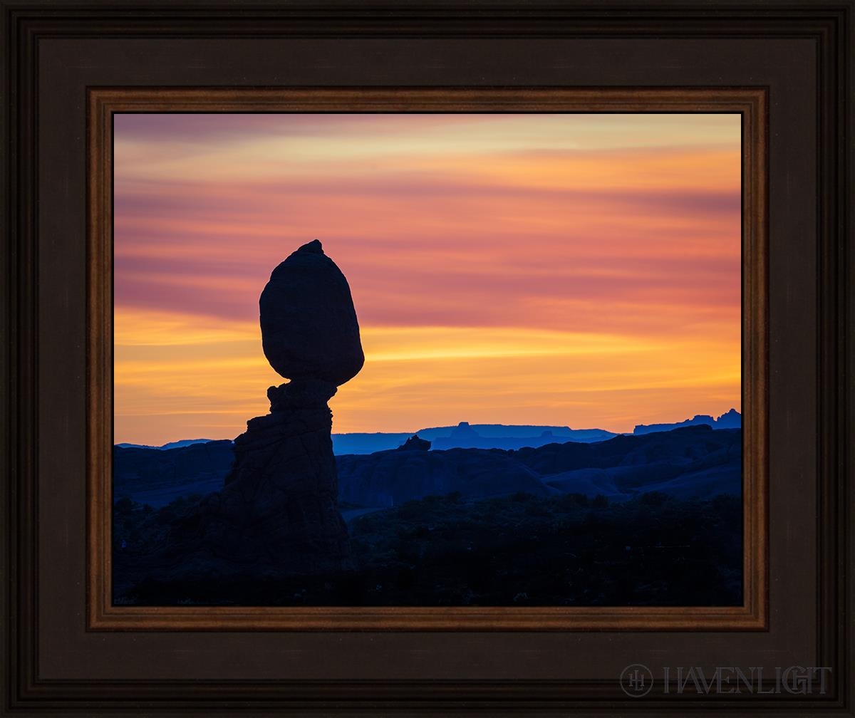 Balancing Rock at Sunset - Stunning Landscape Photo from Arches National Park Utah | Perfect for Wall Art, Home Decor & Travel Inspiration