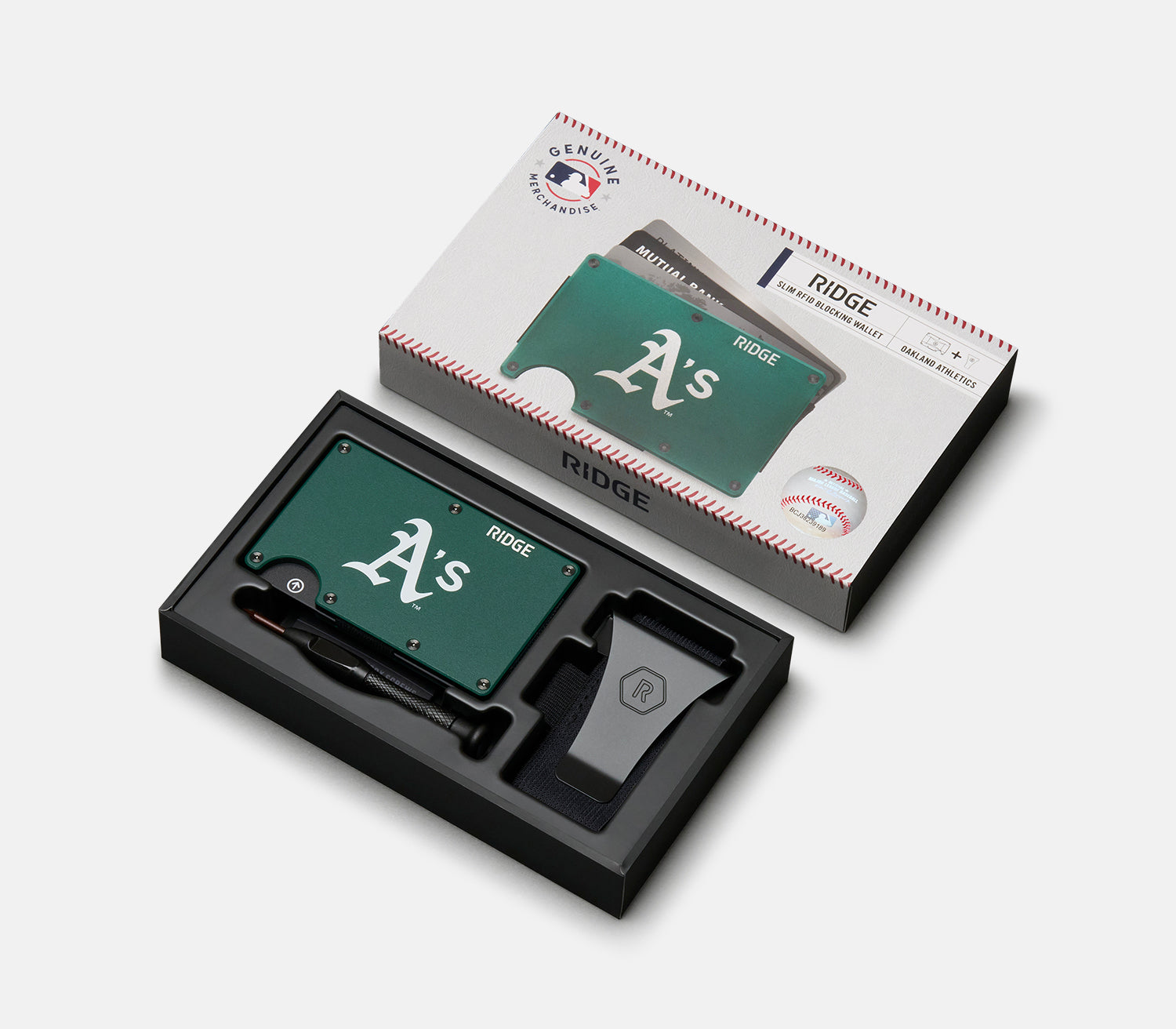Ridge Wallet - Slim Minimalist RFID Blocking Front Pocket Wallet for Men - Perfect for Everyday Carry, Travel & Athletics