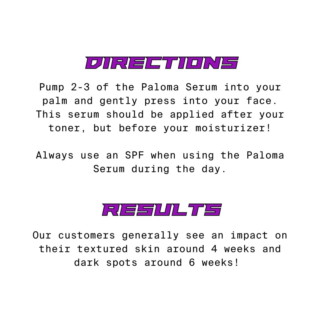 Best Natural Serum for Acne Scars & Dark Spots | Paloma Vitamin C Face Serum by ROSEN Skincare | Brightening Treatment for Clear Skin | Day & Night Use
