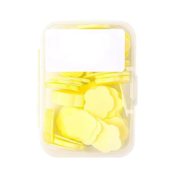 Portable Mini Soap Slices for Hand Washing - Travel Friendly, Moisturizing & Hygienic with Dust Cover - Perfect for Camping, Travel, and Outdoor Activities (Pack of 1)