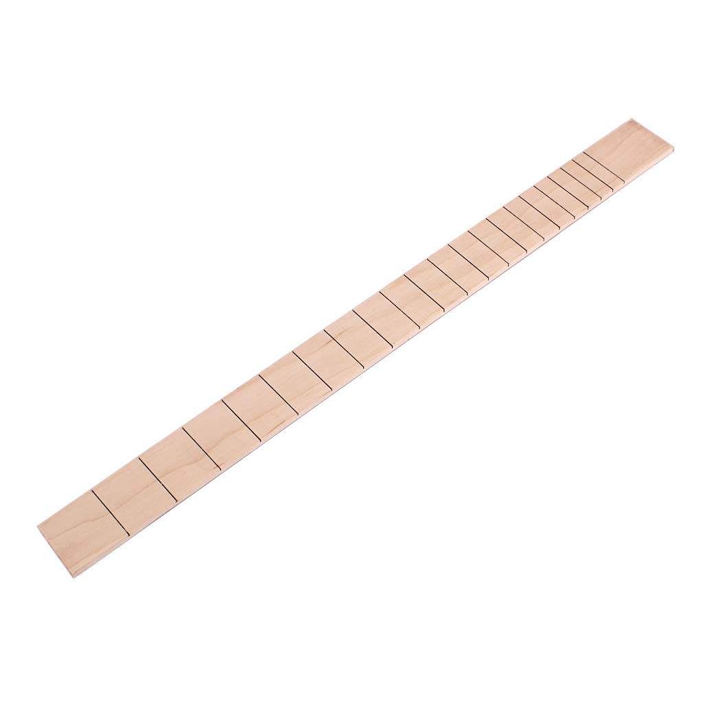 **21-Fret Maple Guitar Fretboard for 3-String Cigar Box Guitar Replacement – Durable & Smooth Playability for Blues, Folk & DIY Projects**