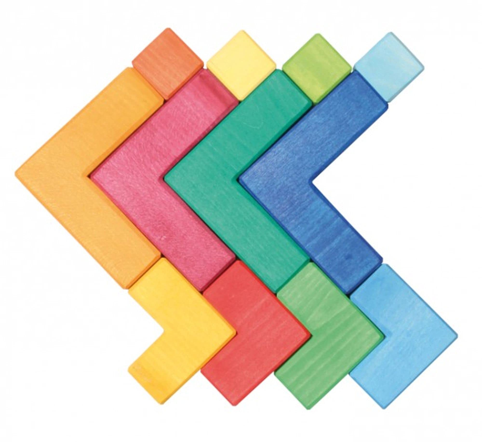 Wooden Puzzle of Place de la Chaux by Grimm - Educational Montessori Toy for Kids, Perfect for Home Learning & Travel Activities