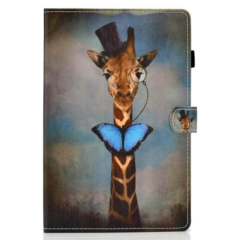 iPad Air 4 (2020) 10.9-inch Cartoon Color Leather Stand Case - Protective Cover with Kickstand for Work, Study & Entertainment
