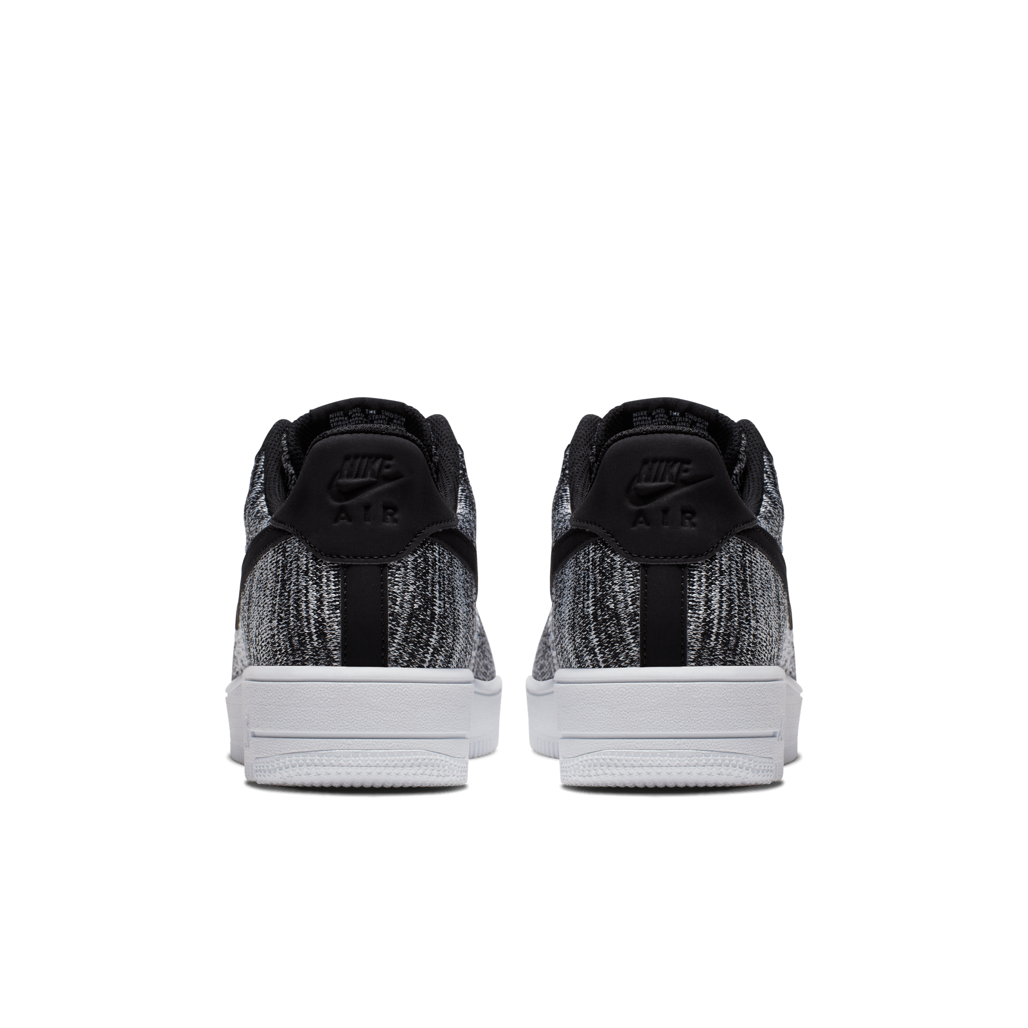 Nike Air Force 1 Flyknit 2.0 Sneakers - Black & White Oreo Colorway - Lightweight Comfortable Running Shoes for Men & Women - Perfect for Gym, Jogging and Casual Wear