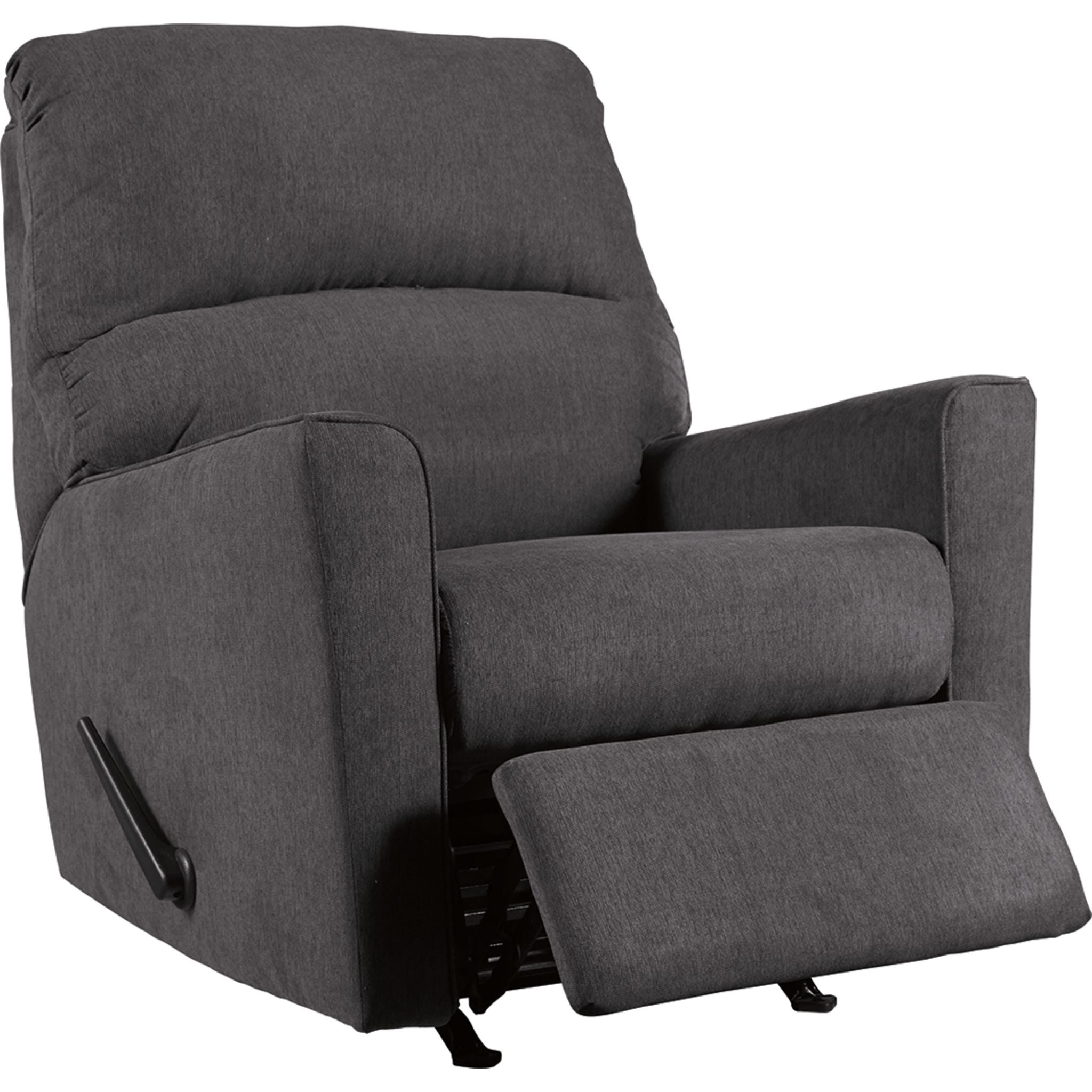 Aleyna Rocker Recliner Chair - Premium Comfort, Charcoal Gray - Perfect for Living Room, Bedroom & Home Theater Relaxation