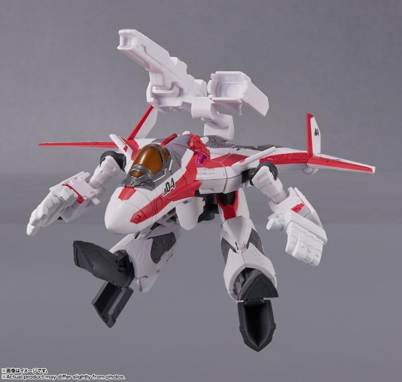 Bandai Tiny Session Macross Frontier VF-31C Siegfried (Mirage Use Version) & Makina Nakajima Action Figure Set - Collectible Anime Model Kit for Display & Gifts