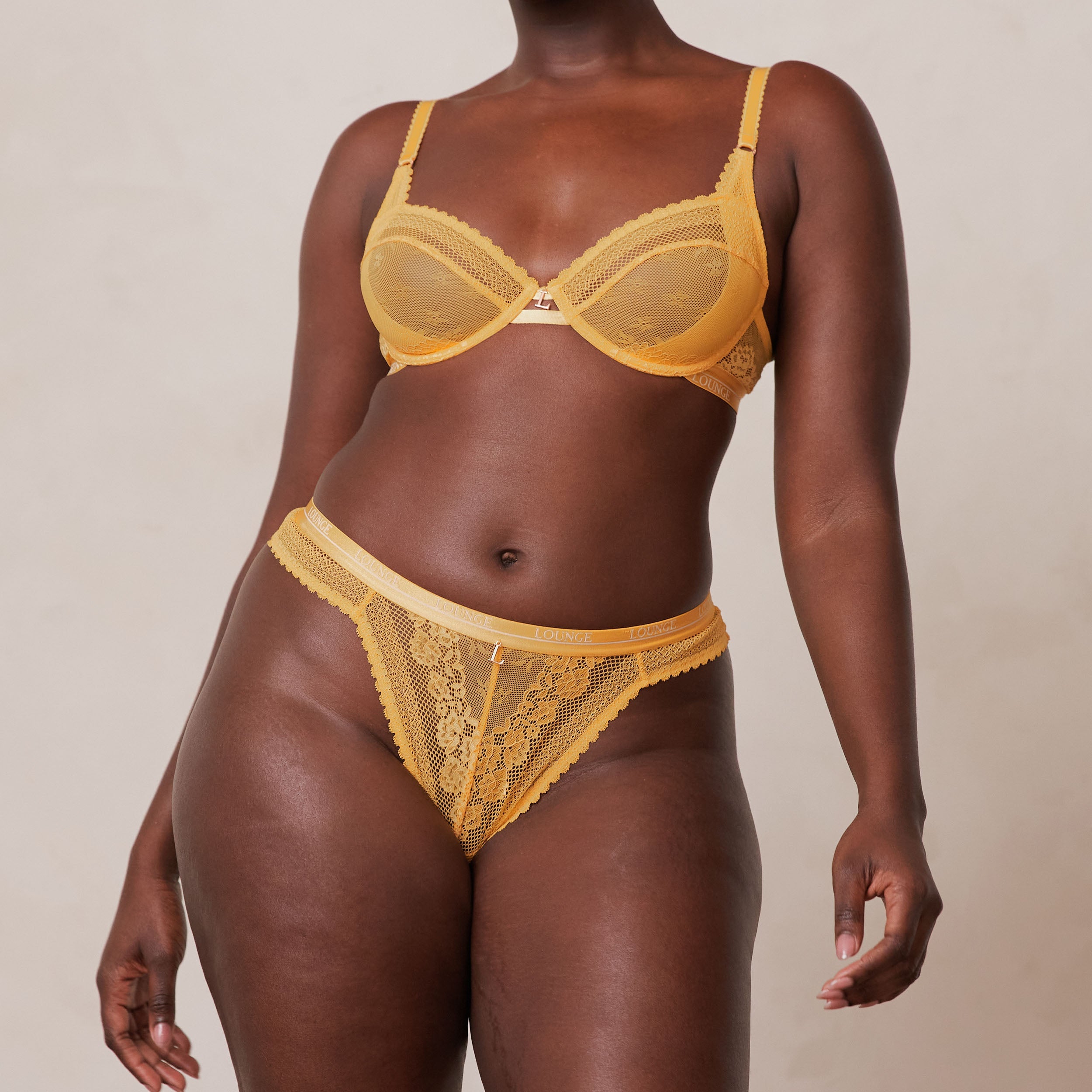 Liberty Balcony Bra - Comfortable Wireless Mustard Yellow Bralette for Women | Perfect for Yoga, Lounge & Everyday Wear
