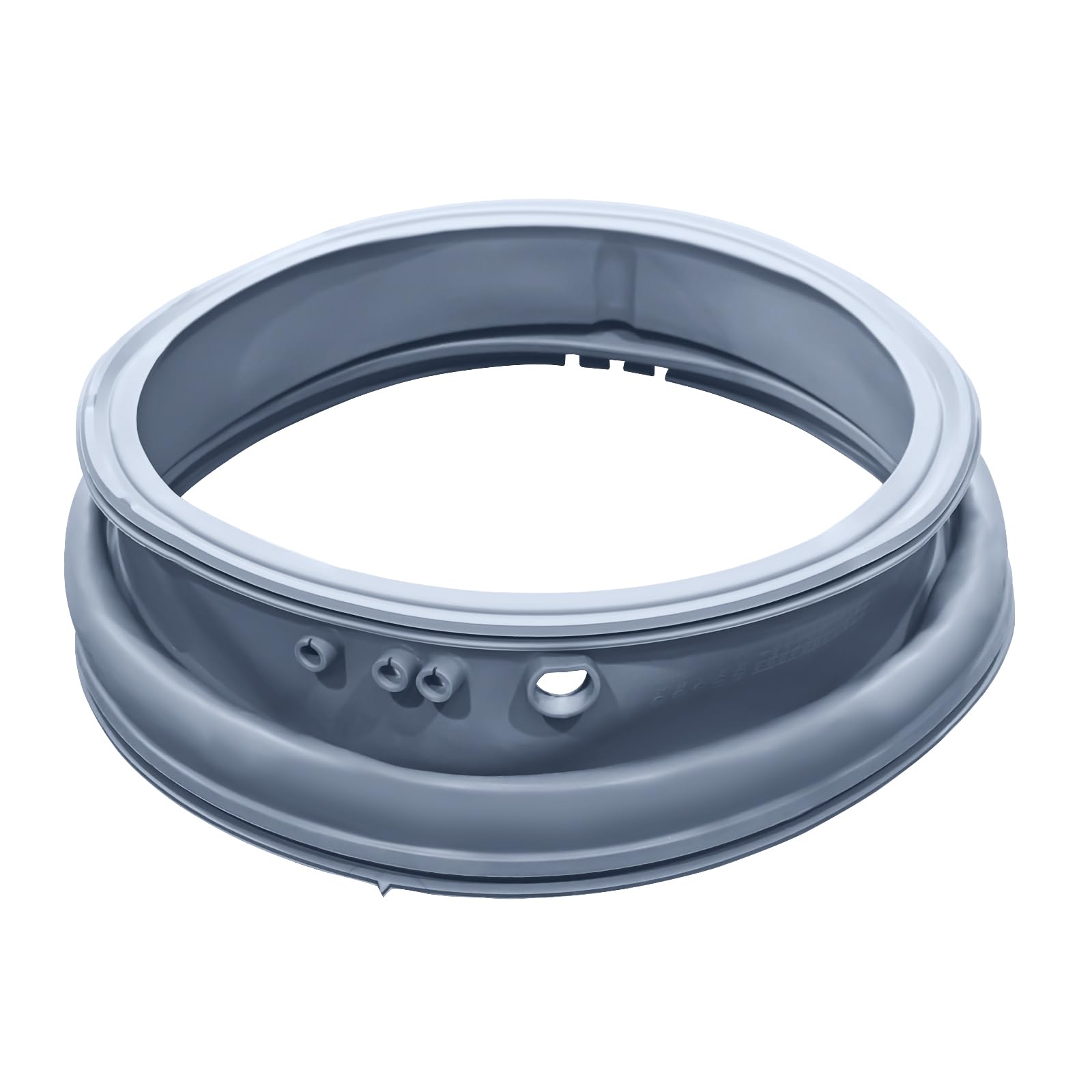 Upgraded 4986ER0004G Washer Door Gasket with Drain Port - Compatible with LG Front Load Washer Models WM2501HWA, WM2501HVA, WM2487HRM, WM2688HWMA - Replacement Rubber Seal for Washing Machine Door Boot - Perfect for Laundry Room & Home Appliance Repair