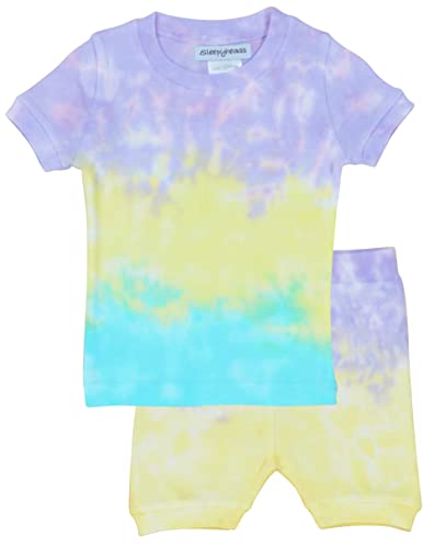 Shorts Set - Sunset Crinkle Tie Dye