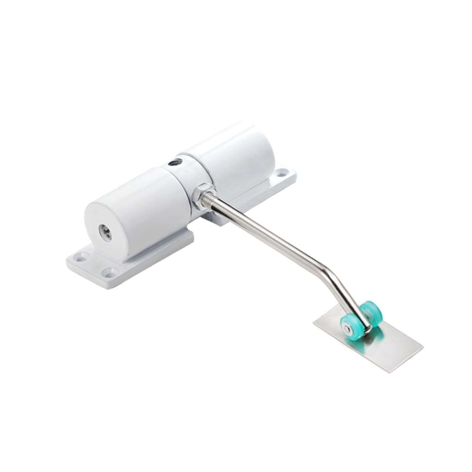 Durable Automatic Silent Hydraulic Cabinet Door Closer - Invisible Household Furniture Lock with Spring Buffer, White | Perfect for Kitchen Cabinets, Wardrobes & Storage Doors