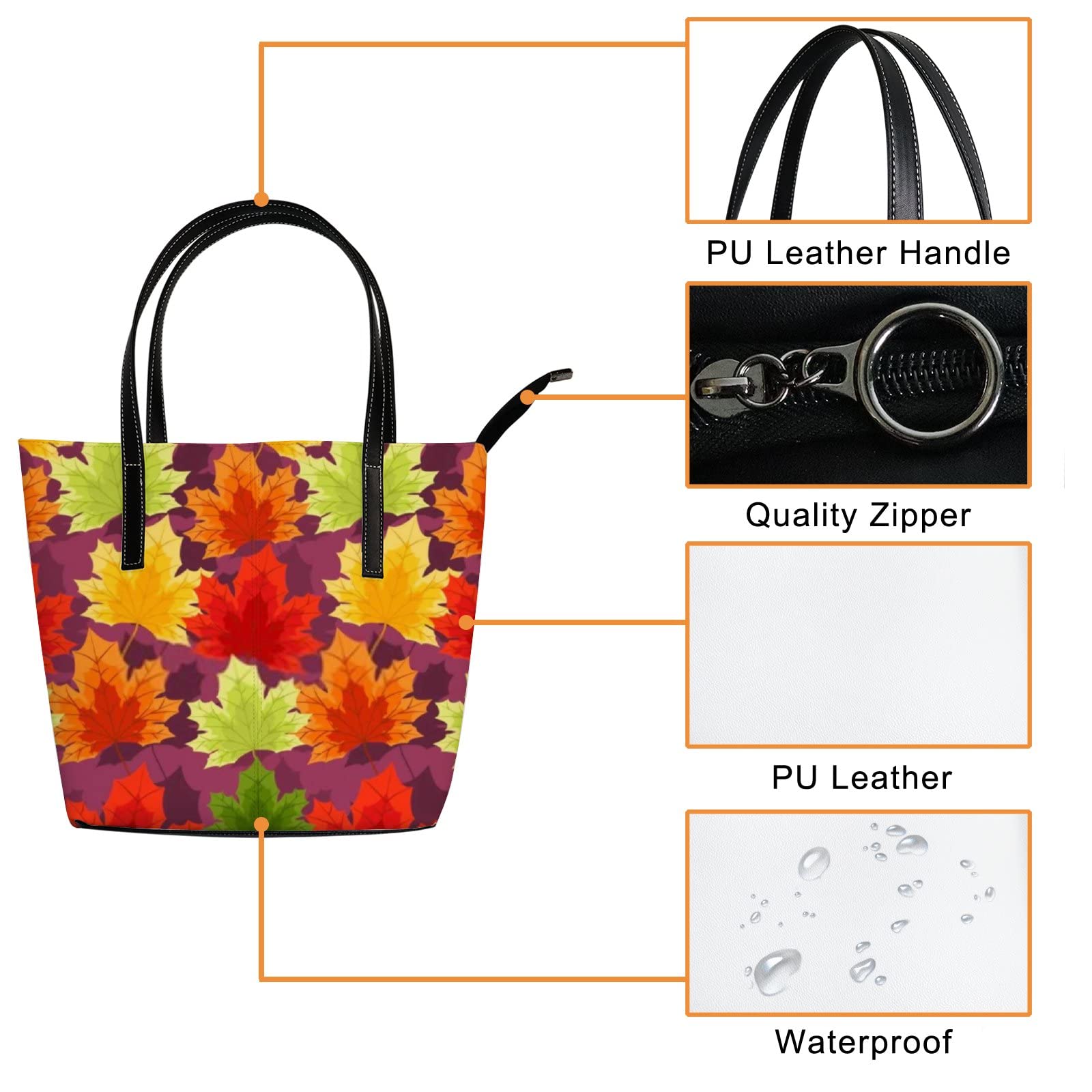 Premium Genuine Leather Tote Bag for Women - Stylish Crossbody Handbag with Adjustable Strap, Spacious Work Tote for Office, Travel & Daily Use
