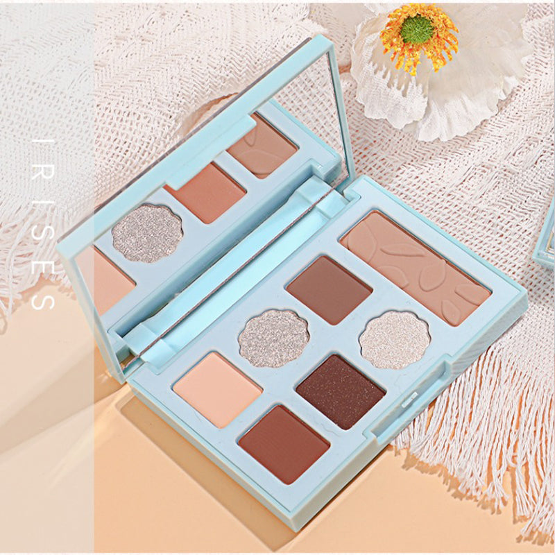 Shedella Romantic Petals Eyeshadow Palette - 12 Highly Pigmented Matte & Shimmer Shades for Day & Night Makeup Looks | Perfect for Bridal, Party & Special Occasion Makeup