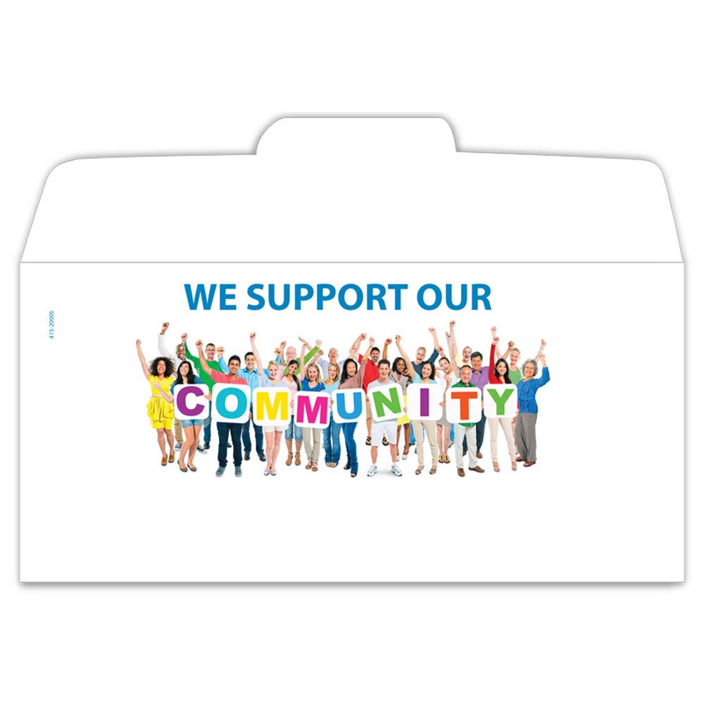 Drive Up Envelopes - 500 Pack Money Collection Envelopes for Church, Charity & Community Support - Perfect for Donations, Fundraising & Cash Handling