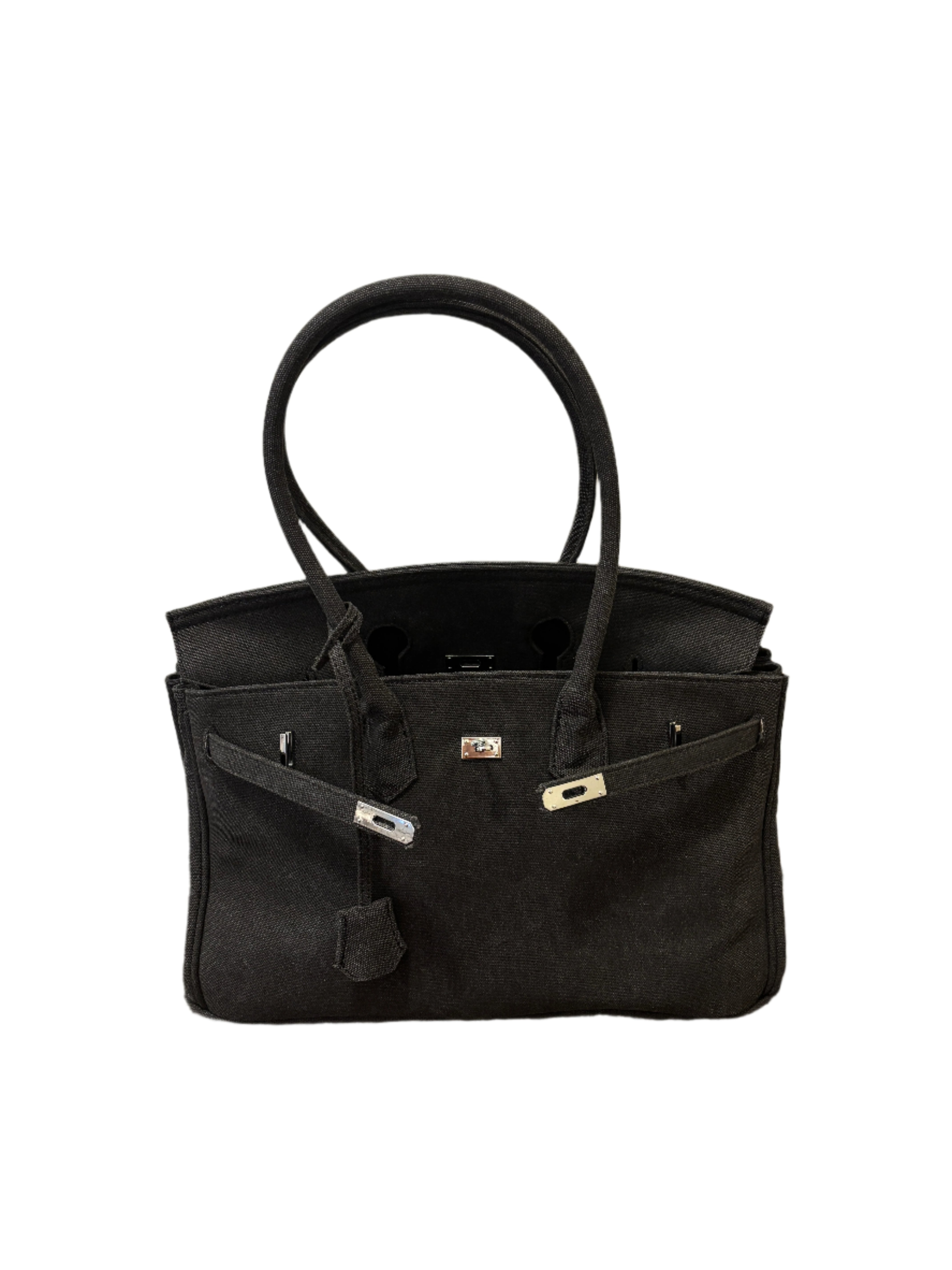 Vintage Long Handle Canvas Shoulder Tote Crossbody Bag for Women - Stylish Casual Everyday Purse for Work, Travel & Shopping