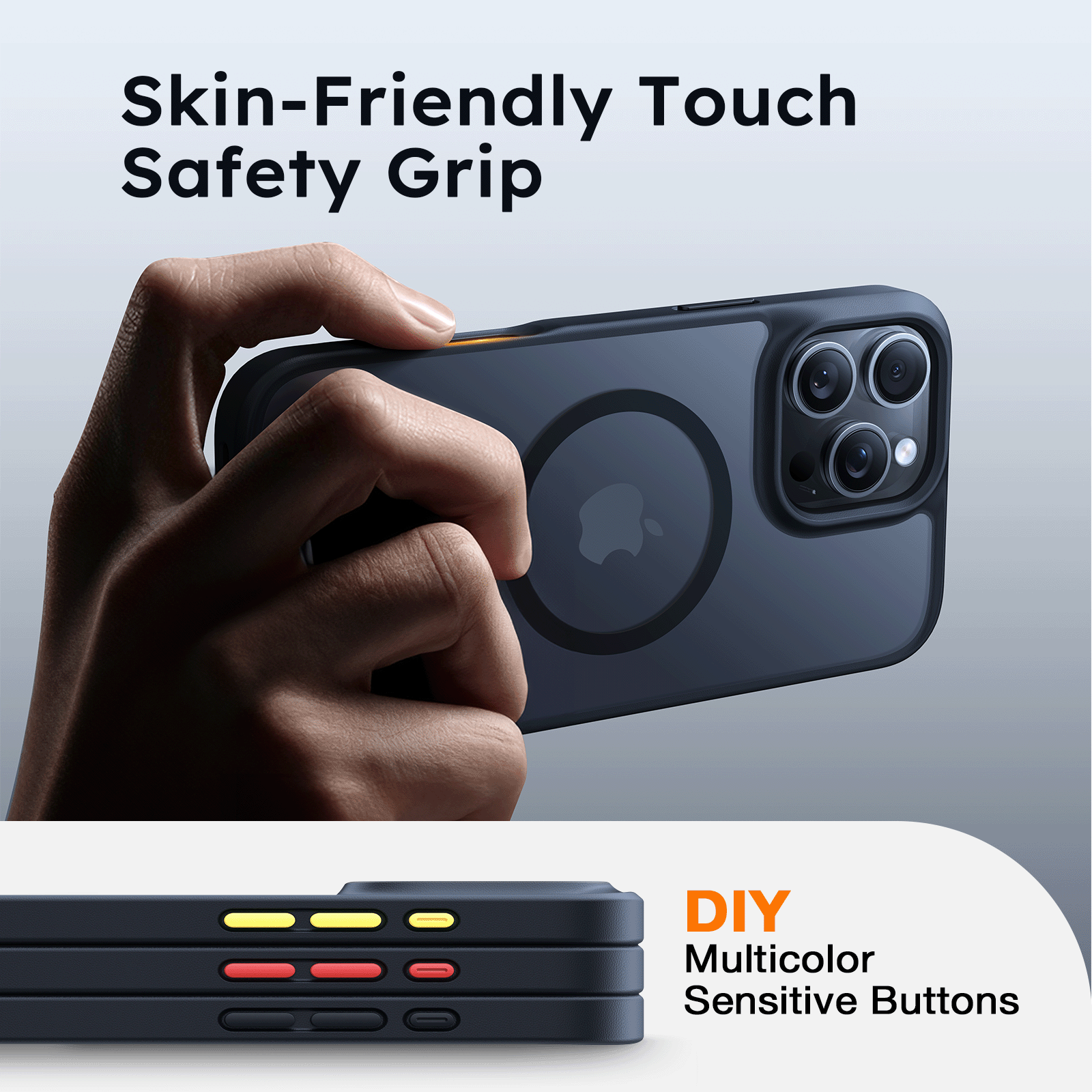 Guardian Mag Magnetic Case for iPhone 16 Pro Max - Shockproof Protective Cover with Strong Magnets for Magsafe Charging | Perfect for Work, Travel & Outdoor Activities