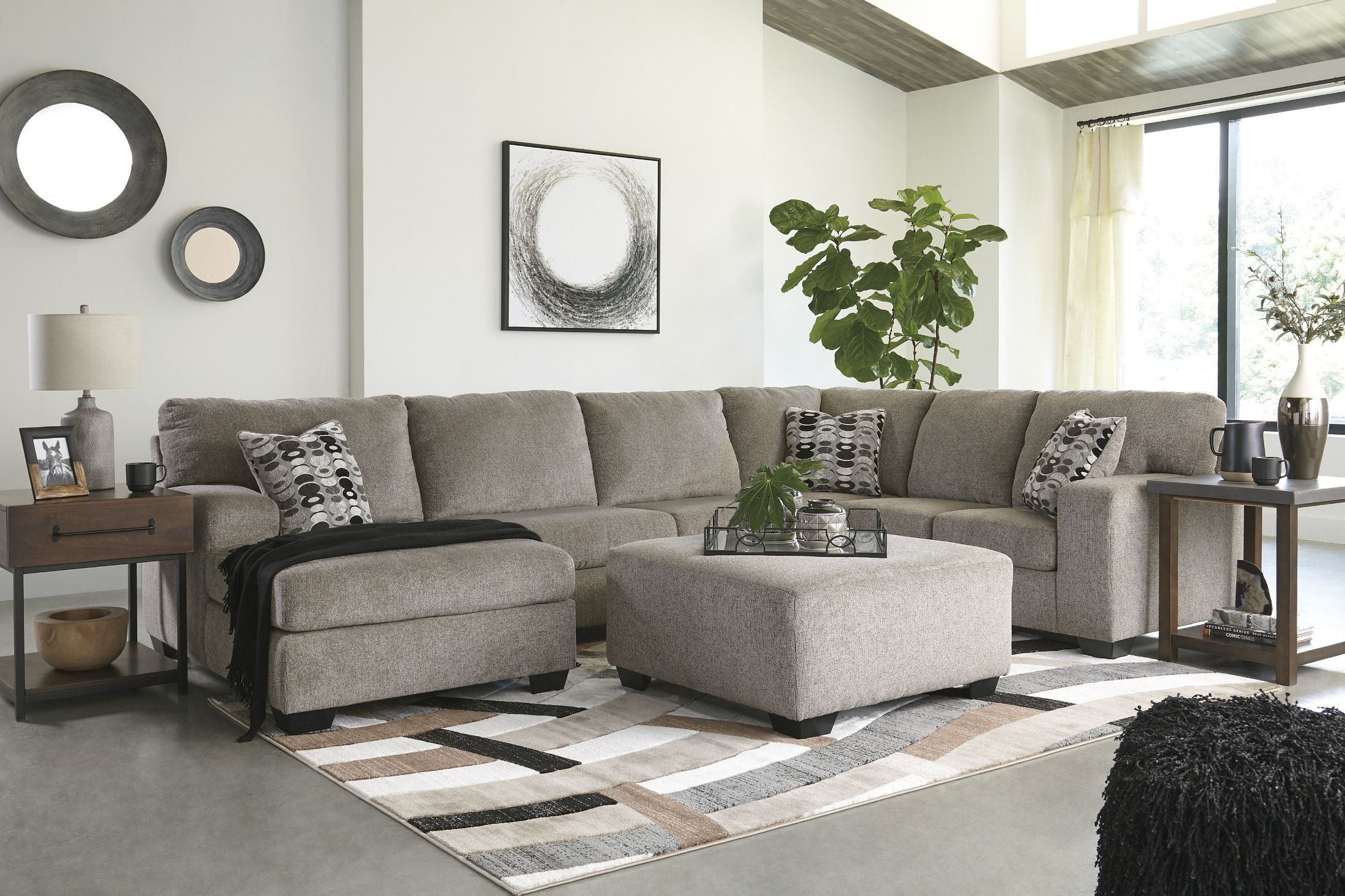 Ballinasloe Modern Sectional Sofa Set - 3-Piece L-Shaped Couch with Chaise for Living Room, Family Room & Lounge | Comfortable & Stylish Home Furniture