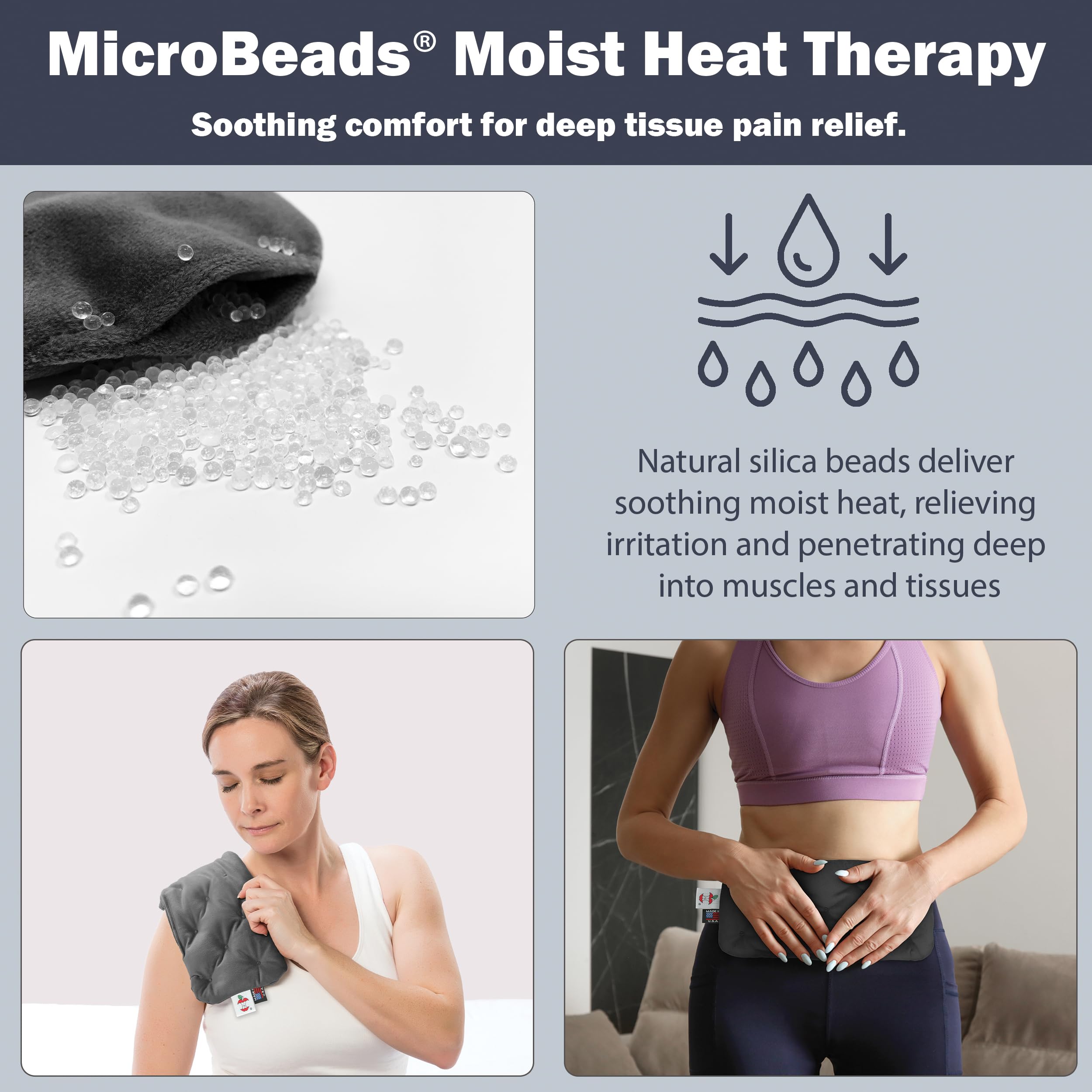 Core Products MicroBeads Moist Heat Therapy Microwave Pack - Small Heating Pad 5