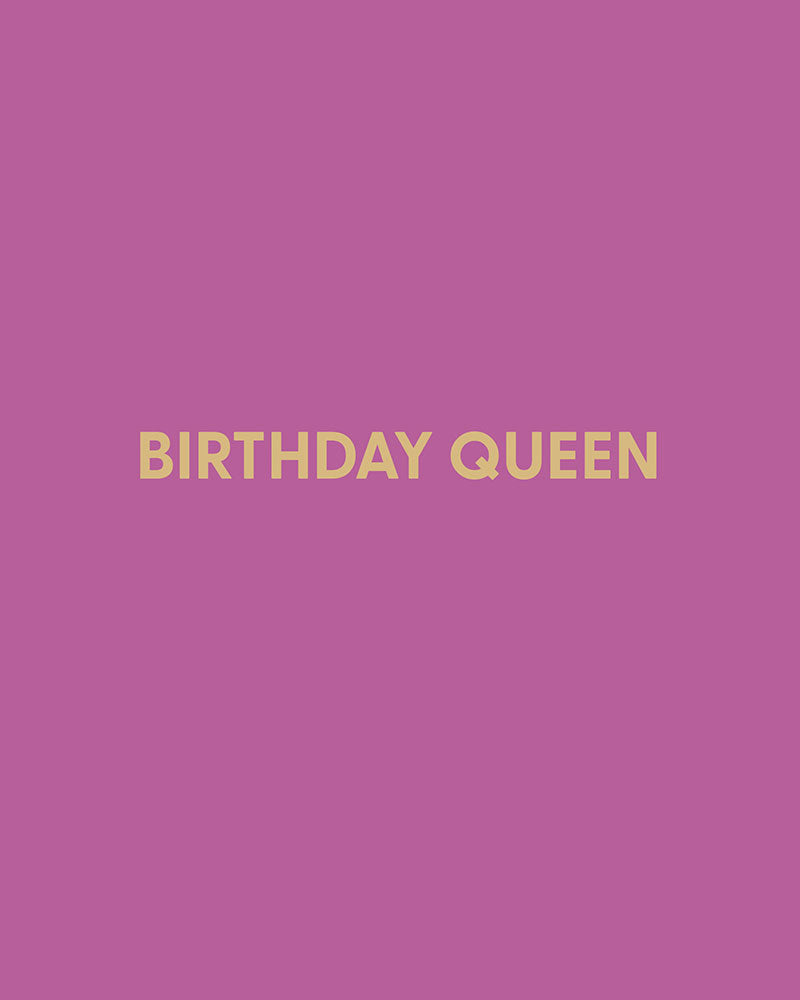 Birthday Queen Greeting Card - Elegant & Fun Birthday Card for Women - Perfect for Birthdays, Parties & Celebrations
