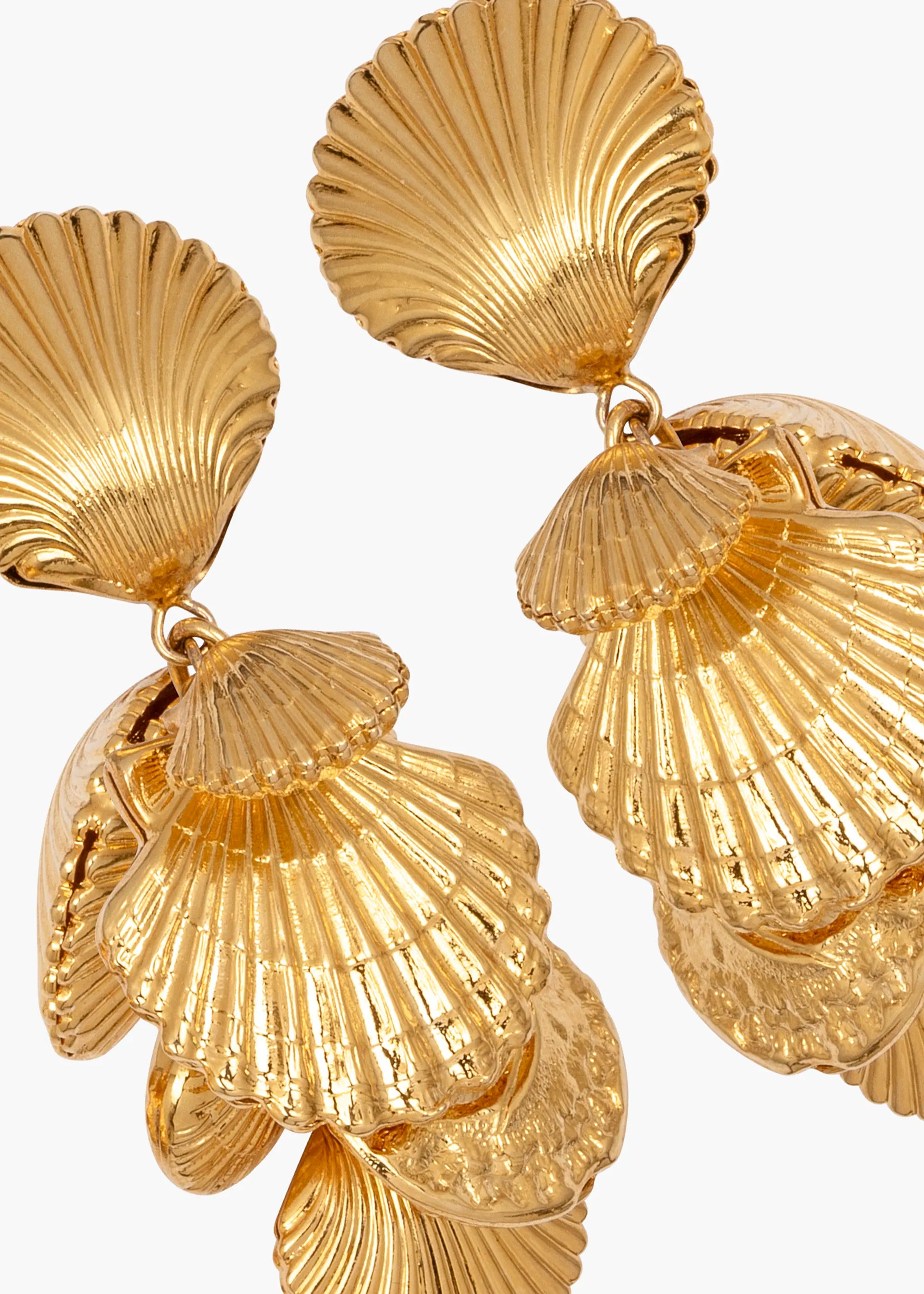 Aphrodite Gold Earrings for Women - Elegant Greek Goddess Jewelry for Party, Wedding & Special Occasions