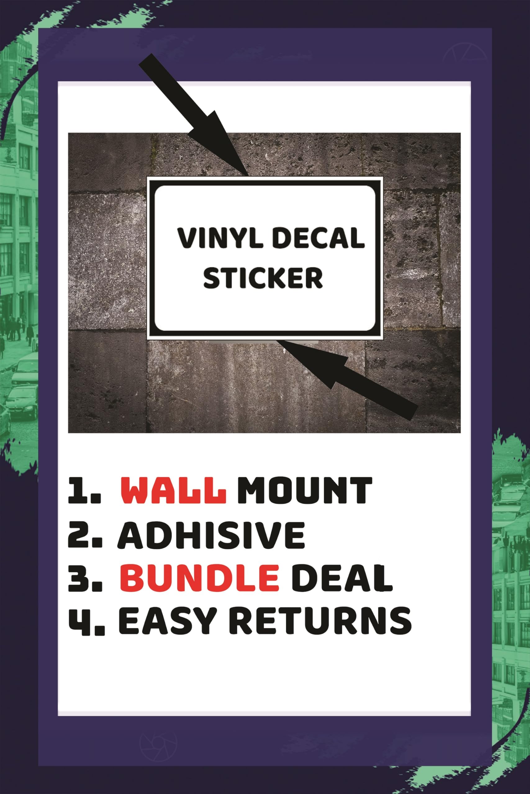 Safety & Warning Vinyl Stickers Bundle - 10 Pack (13