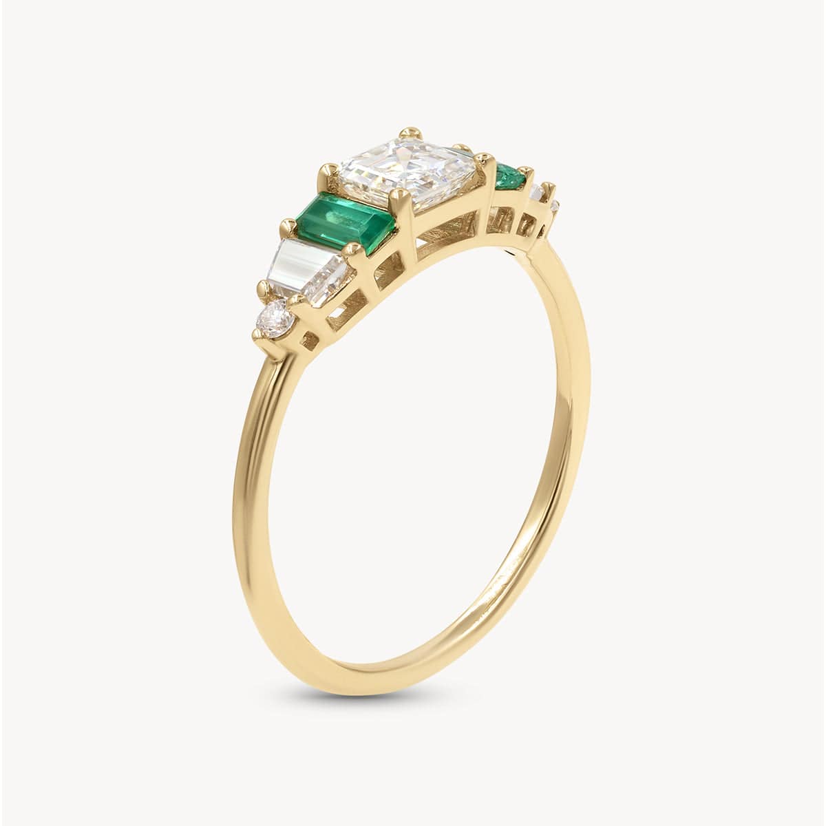 Emerald Green Ring for Women - Elegant Sterling Silver Gemstone Jewelry - Perfect for Weddings, Parties & Special Occasions
