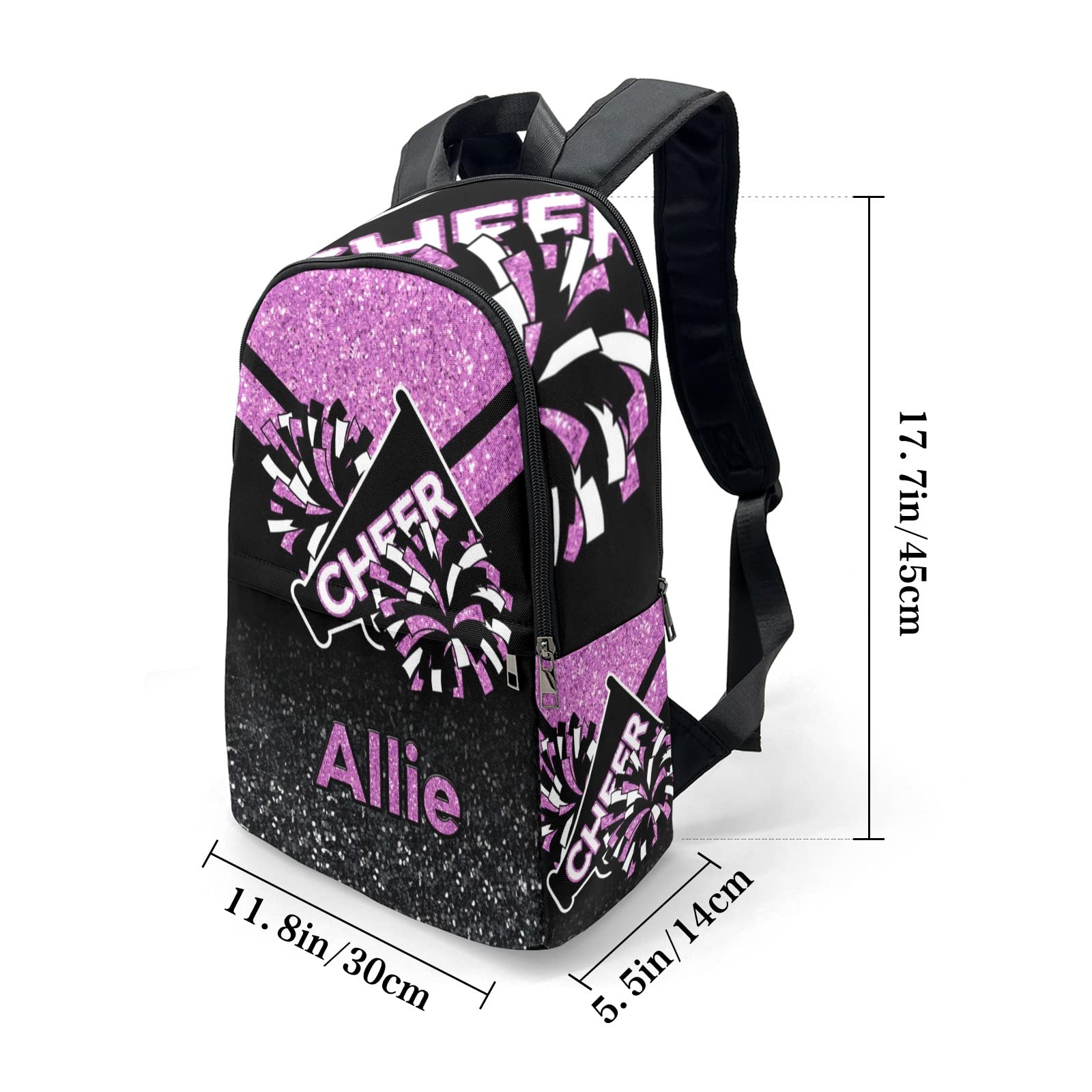 Custom Cheerleader Backpack - Personalized Travel Bag for Sports & School - Perfect Gift for Cheerleaders & Athletes