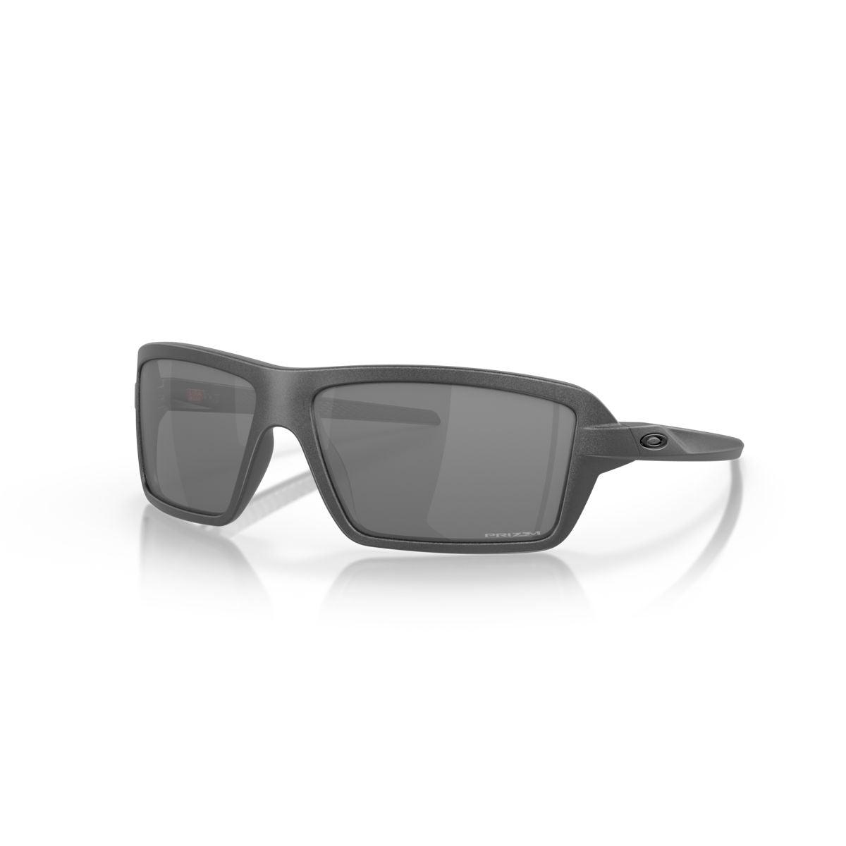 Oakley Cables Steel/Prizm Black Polarized Sunglasses - 0OO9129 912903 - Stylish & Durable for Outdoor Sports & Driving