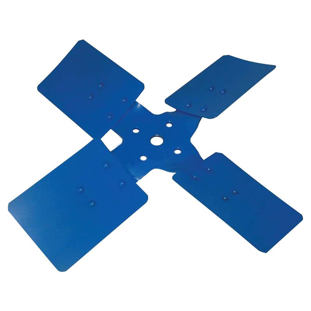 RAParts 4 Blade Cooling Fan Compatible with Ford 4000 4600 2600 3000 6600 4110 5000 2000 3600 Tractors - Heavy Duty Replacement Part for Engine Cooling System