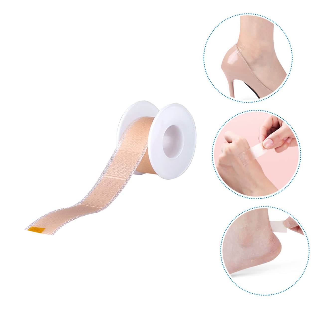 Non-Slip Shoe Sole Protectors for Women - Self-Adhesive High Heel Cushion Tape, Anti-Skid Forefoot Pads & Grips for Shoes - Perfect for Work, Parties, and Long Wear Comfort