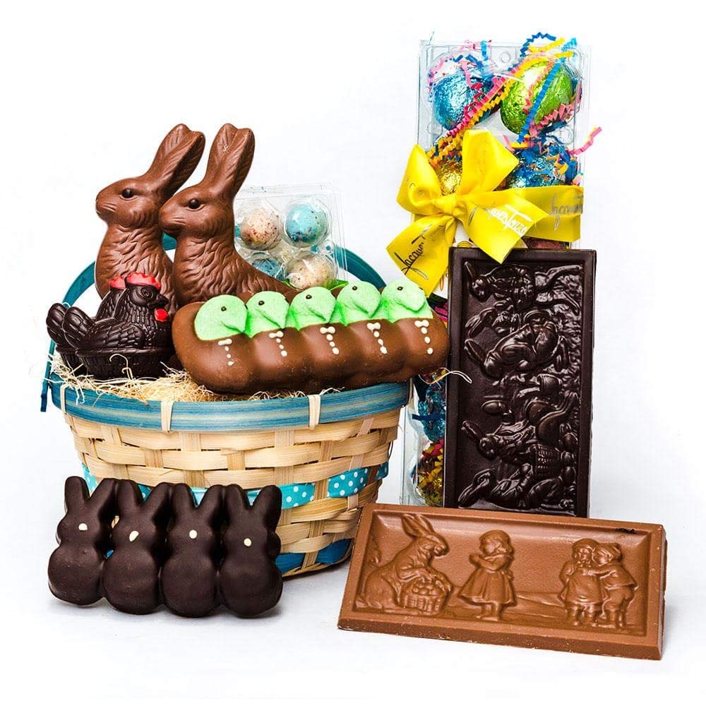 Jacques Torres Chocolate Easter Bunny - Handcrafted Gourmet Chocolate Bunny for Easter Celebrations & Gifts - Perfect for Easter Baskets, Party Favors, and Holiday Treats