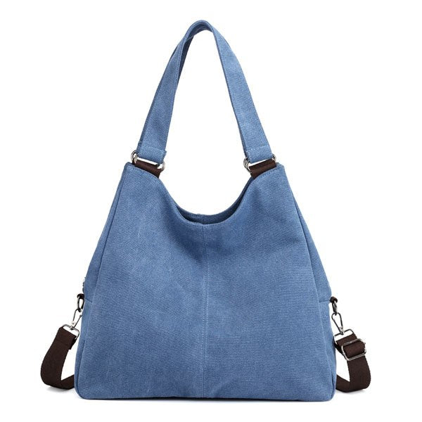 Stylish Canvas Shoulder Tote Bag for Women - Fashionable Messenger Handbag - Perfect for Work, Travel & Everyday Use