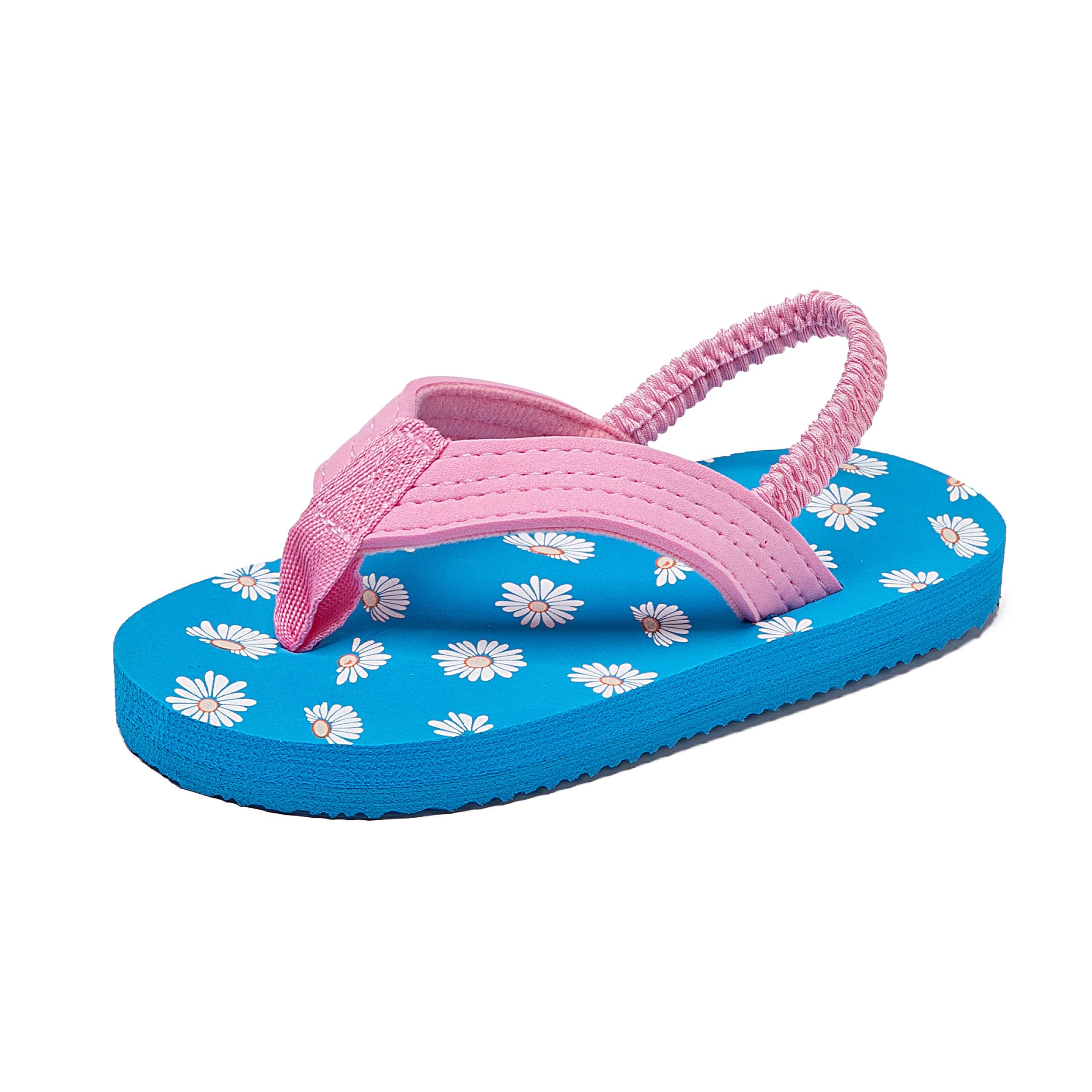 Ceruwum Toddler Girls Beach Sandals - Non-Slip Water Shoes for Pool, Play & Outdoor Activities - Lightweight Flip Flops for Toddler Girls 1-3 Years